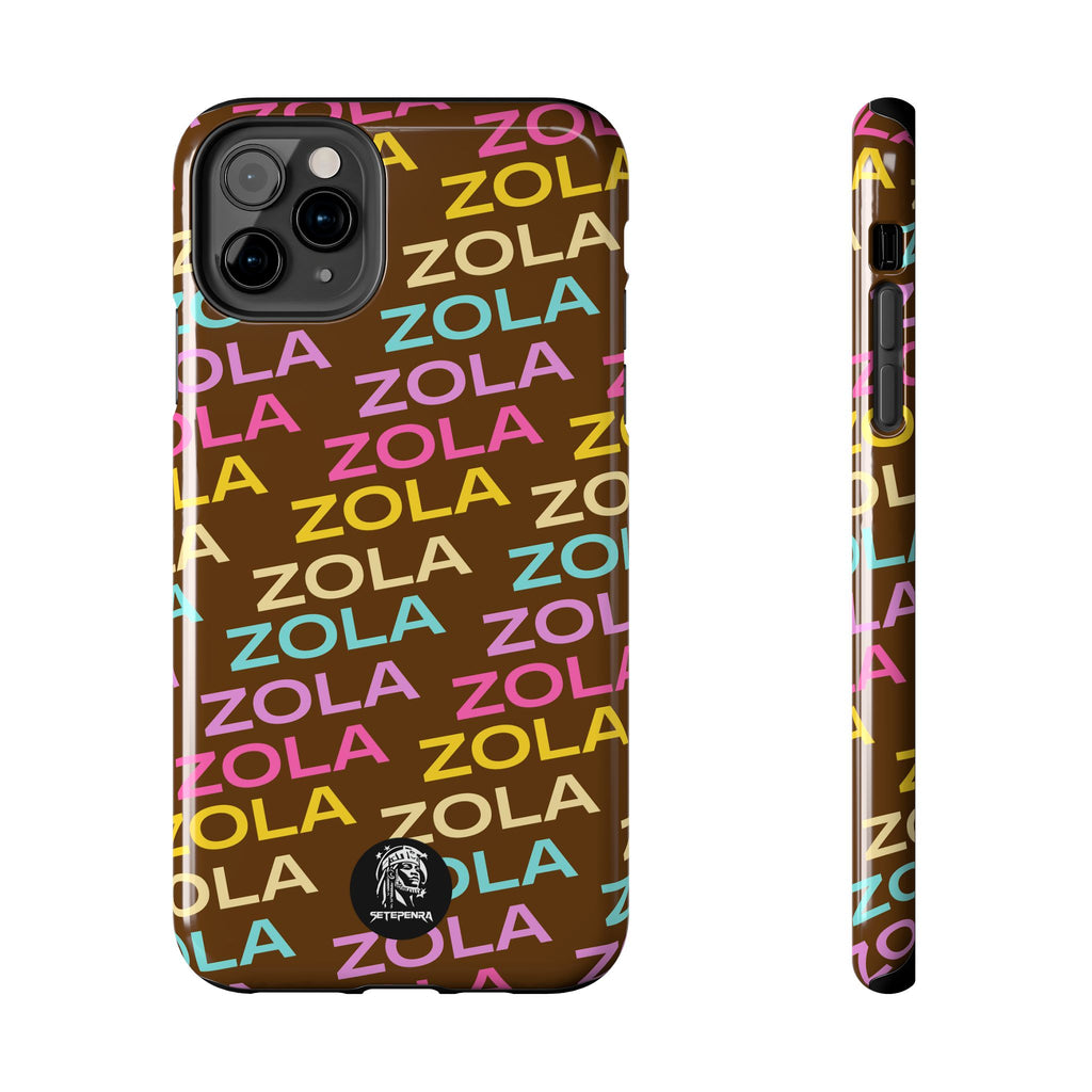 Zola Tough Phone Case (For iPhone, Galaxy & More) - Brown SETEPENRA Phone Case.