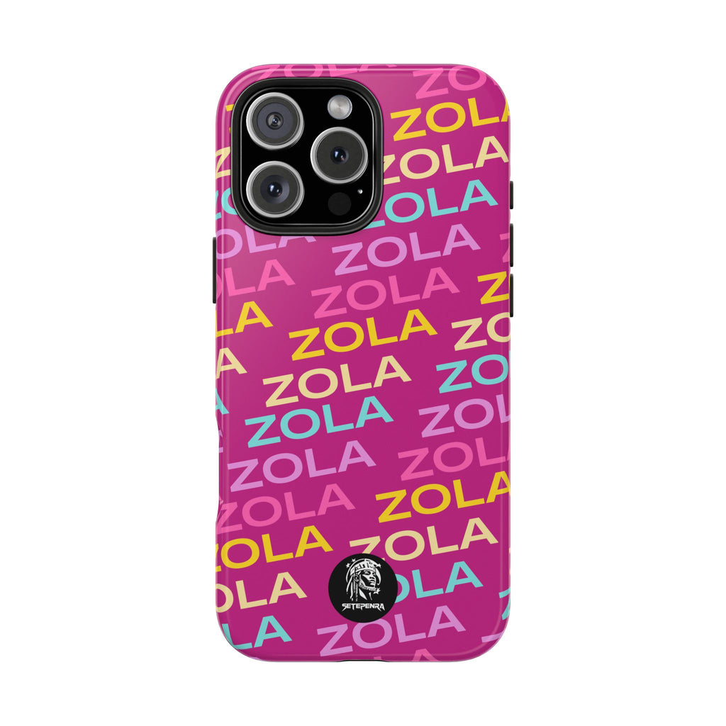 Zola Tough Phone Case (For iPhone, Galaxy & More) - Pink SETEPENRA Phone Case.