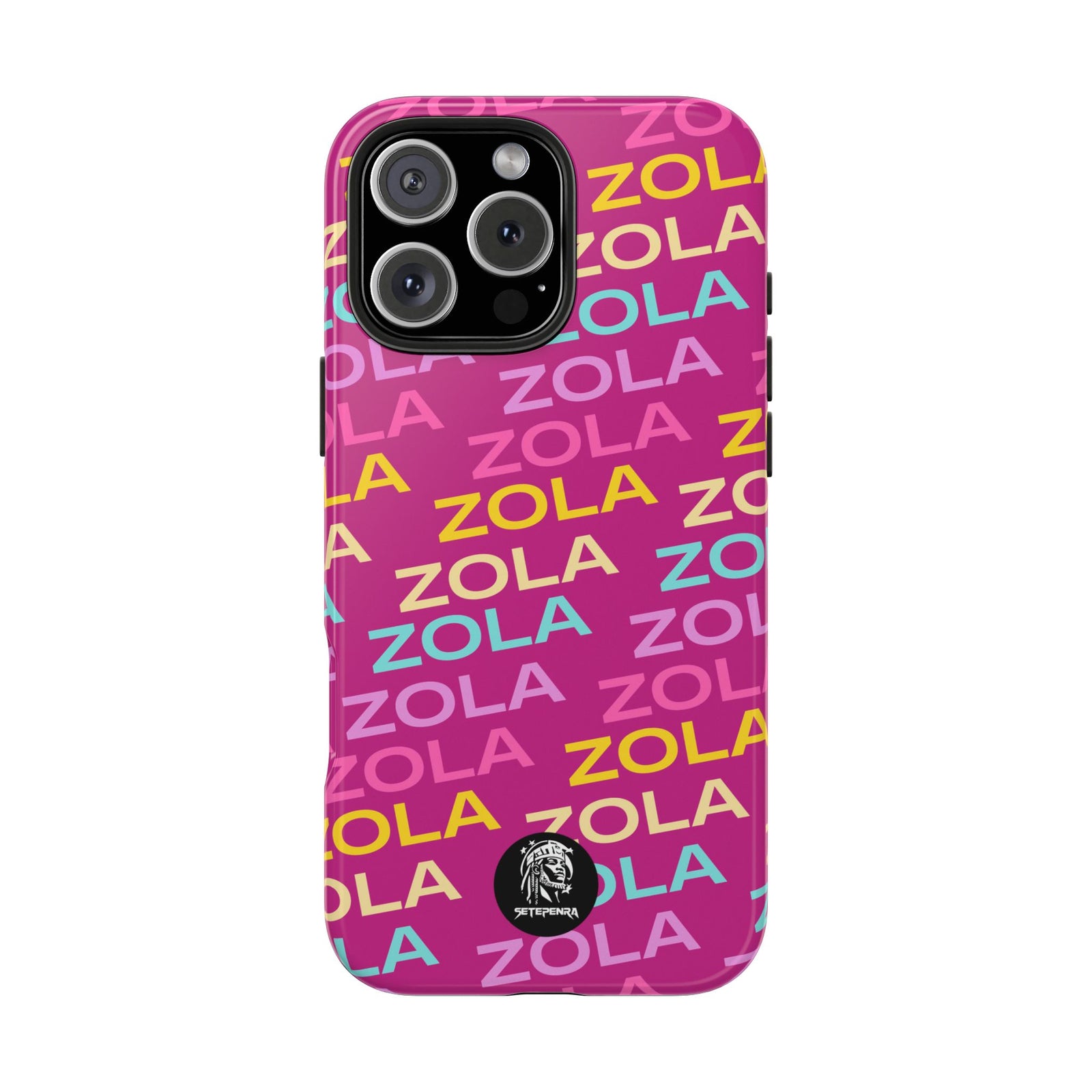 Zola Tough Phone Case (For iPhone, Galaxy & More) - Pink SETEPENRA Phone Case.