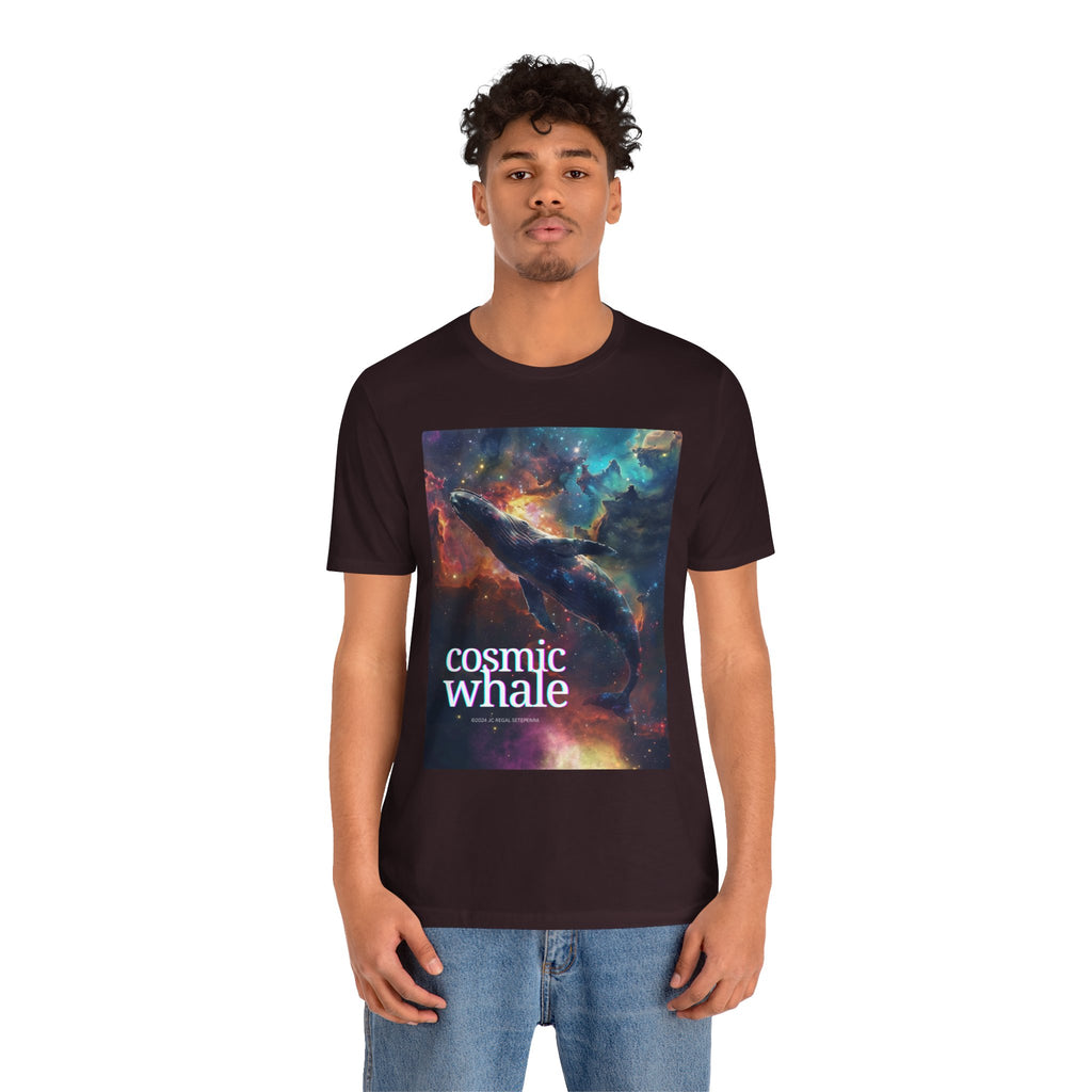 Cosmic Whale Unisex Jersey Short Sleeve Tee SETEPENRA T-Shirt.
