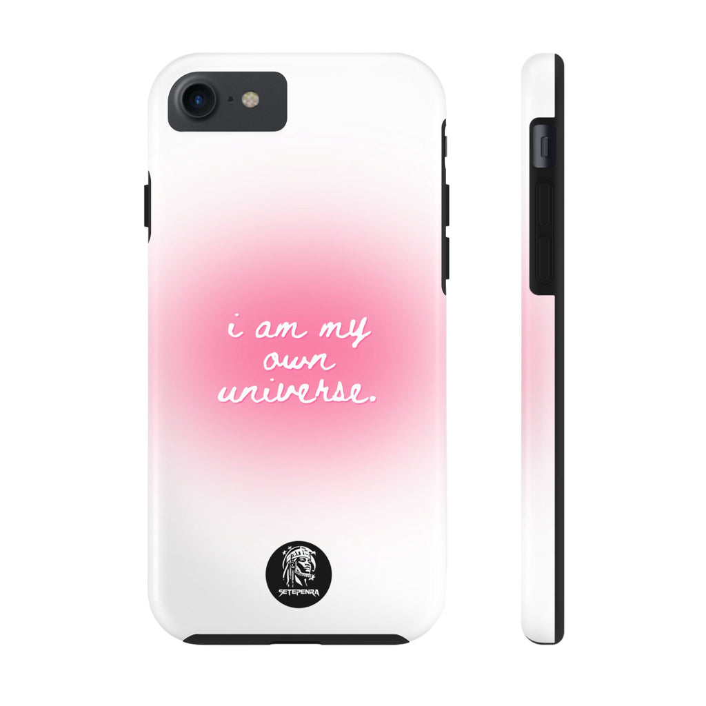 I Am My Own Universe Tough Phone Case (For iPhone, Galaxy & More) - White SETEPENRA Phone Case.