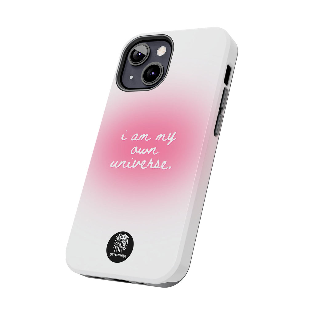 I Am My Own Universe Tough Phone Case (For iPhone, Galaxy & More) - White