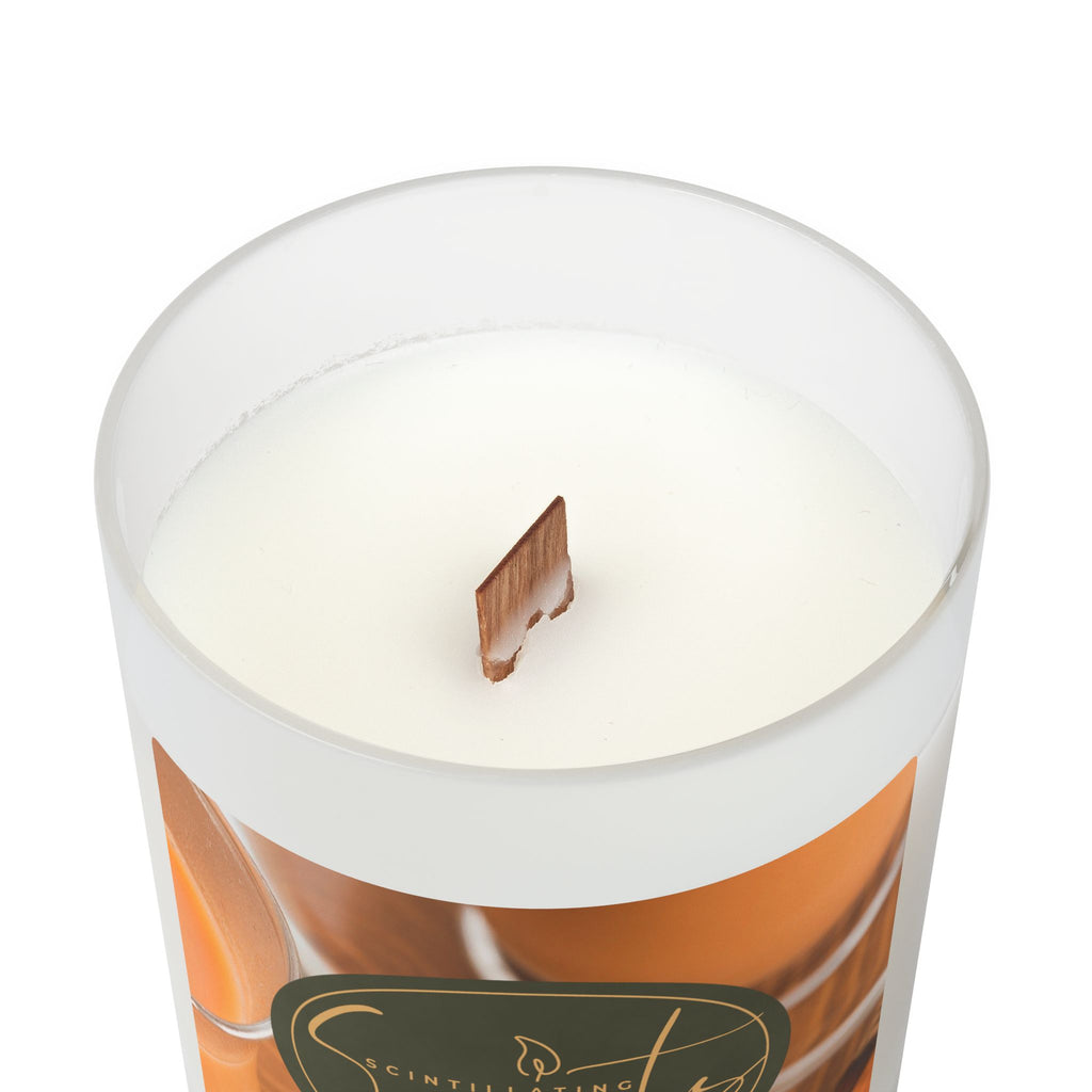 Scintillating Scents by SETEPENRA Frosted Glass Candle, 11oz