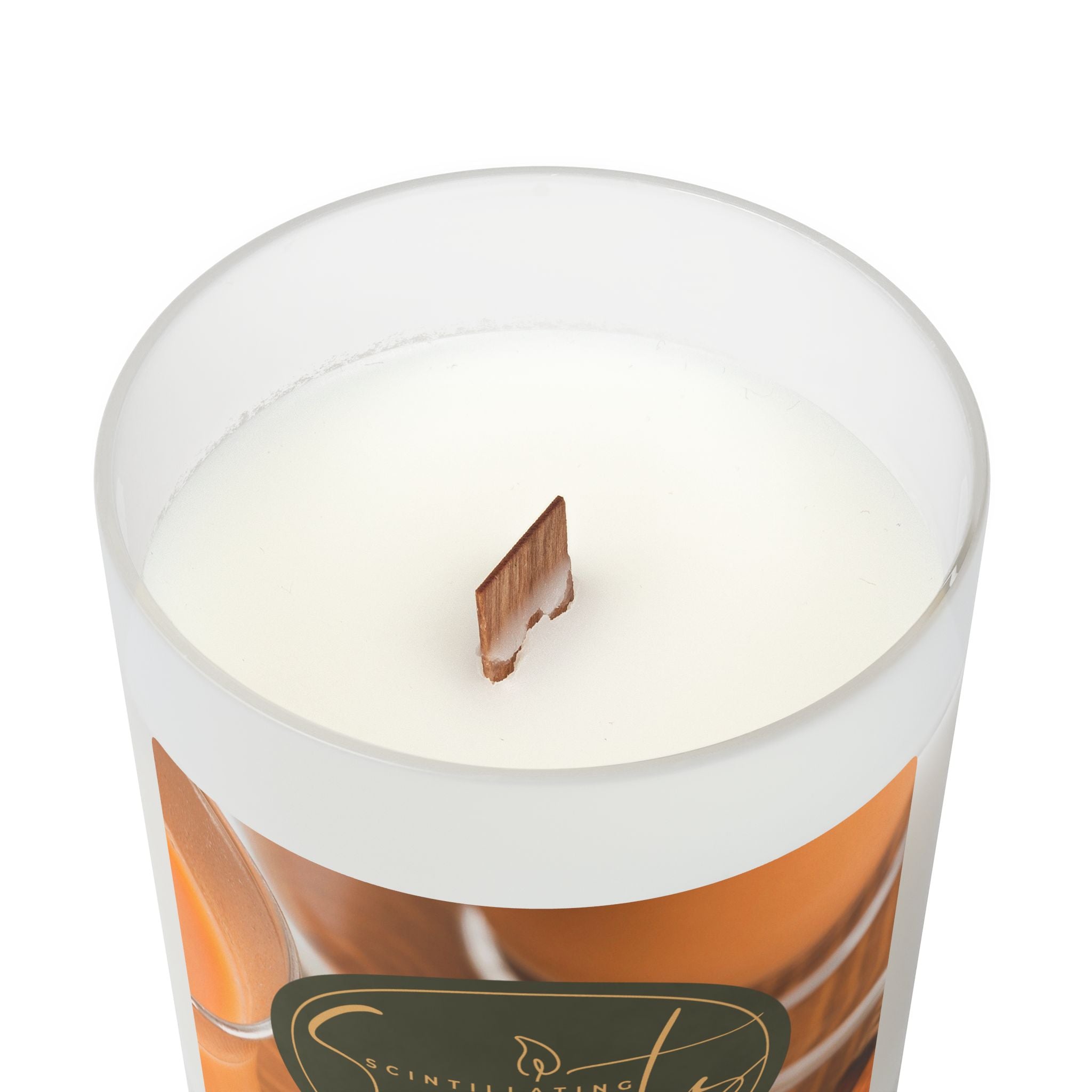 Scintillating Scents by SETEPENRA Frosted Glass Candle, 11oz