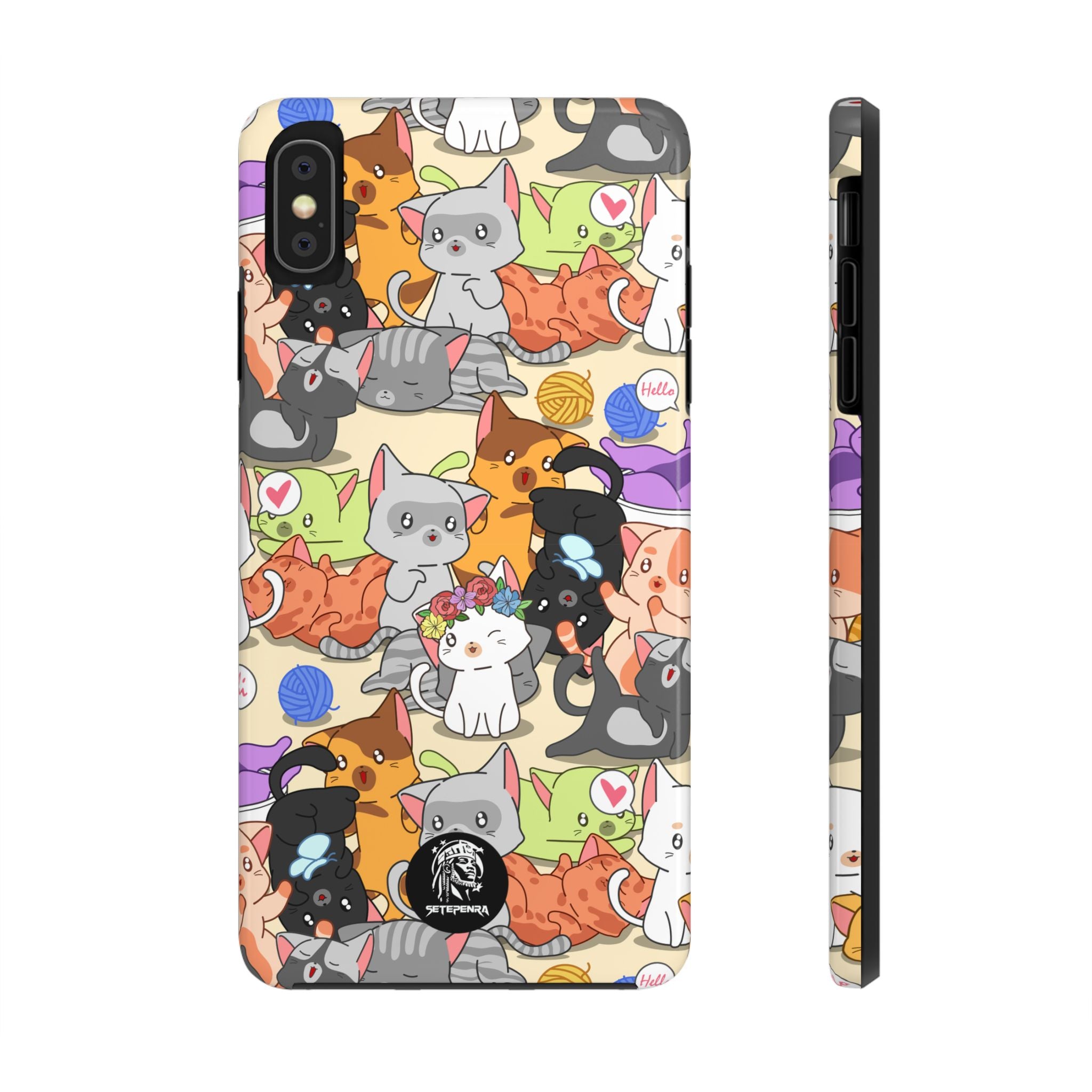 Cats A Lot Tough Phone Case (For iPhone, Galaxy & More) SETEPENRA Phone Case.