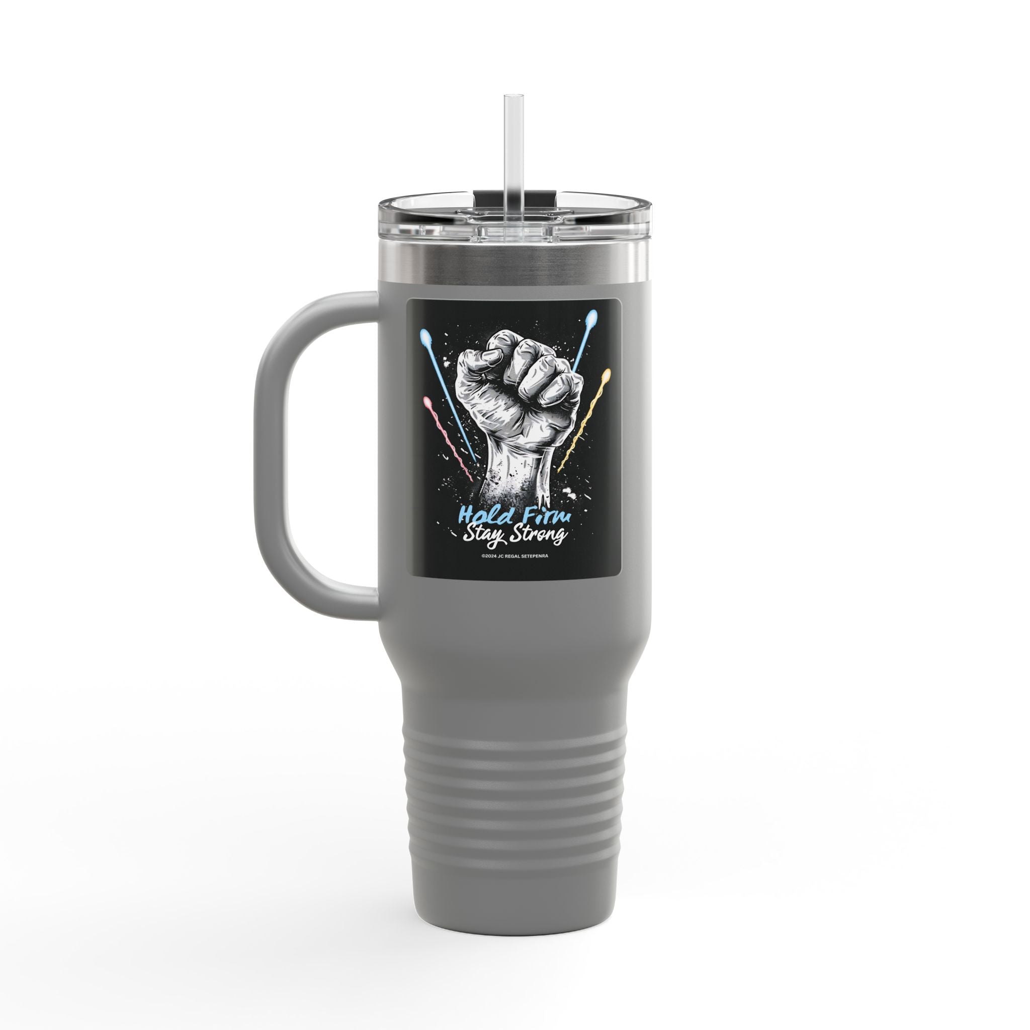 Hold Firm Stay Strong Insulated Travel Mug, 40oz