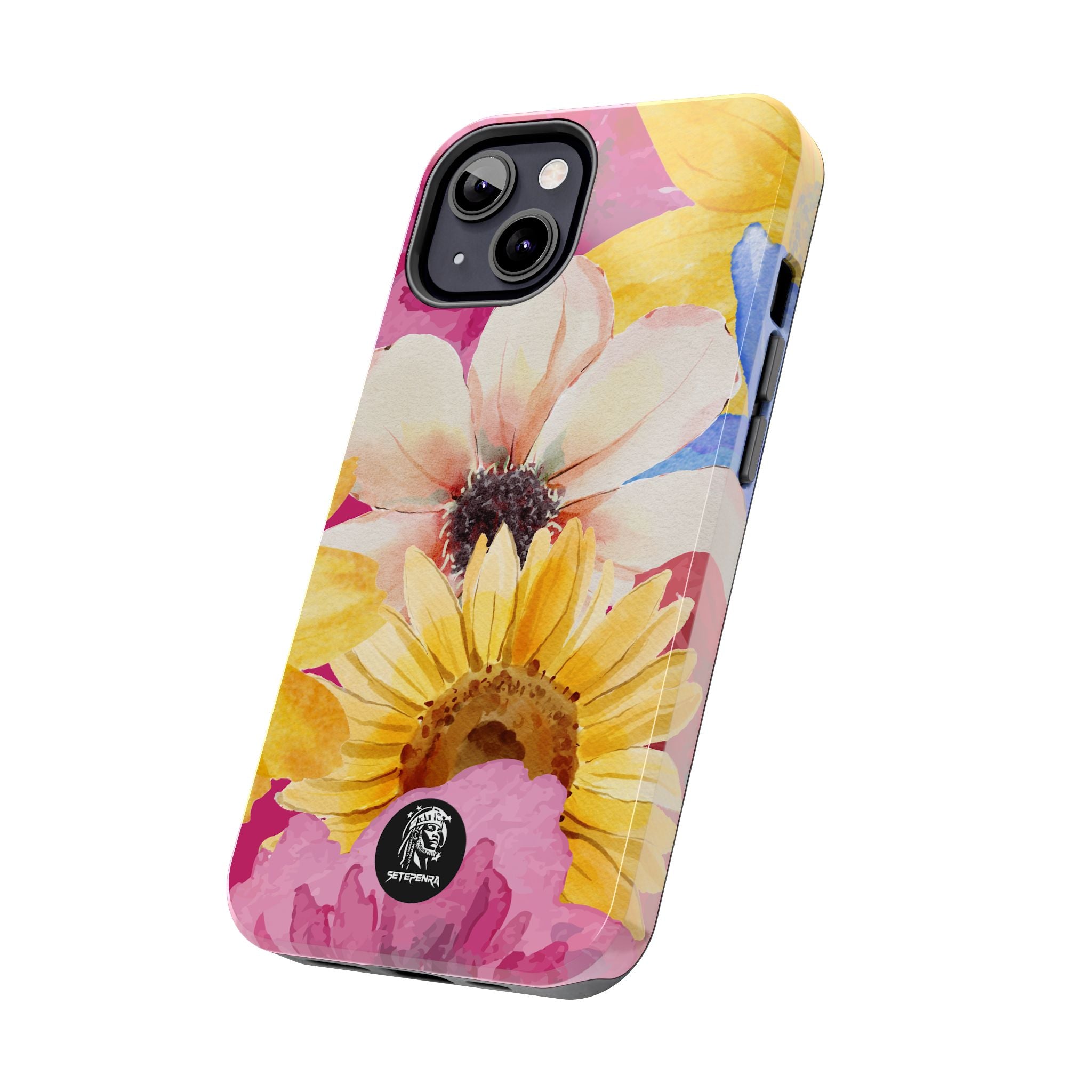 Watercolor Flowers Tough Phone Case (For iPhone, Galaxy & More)