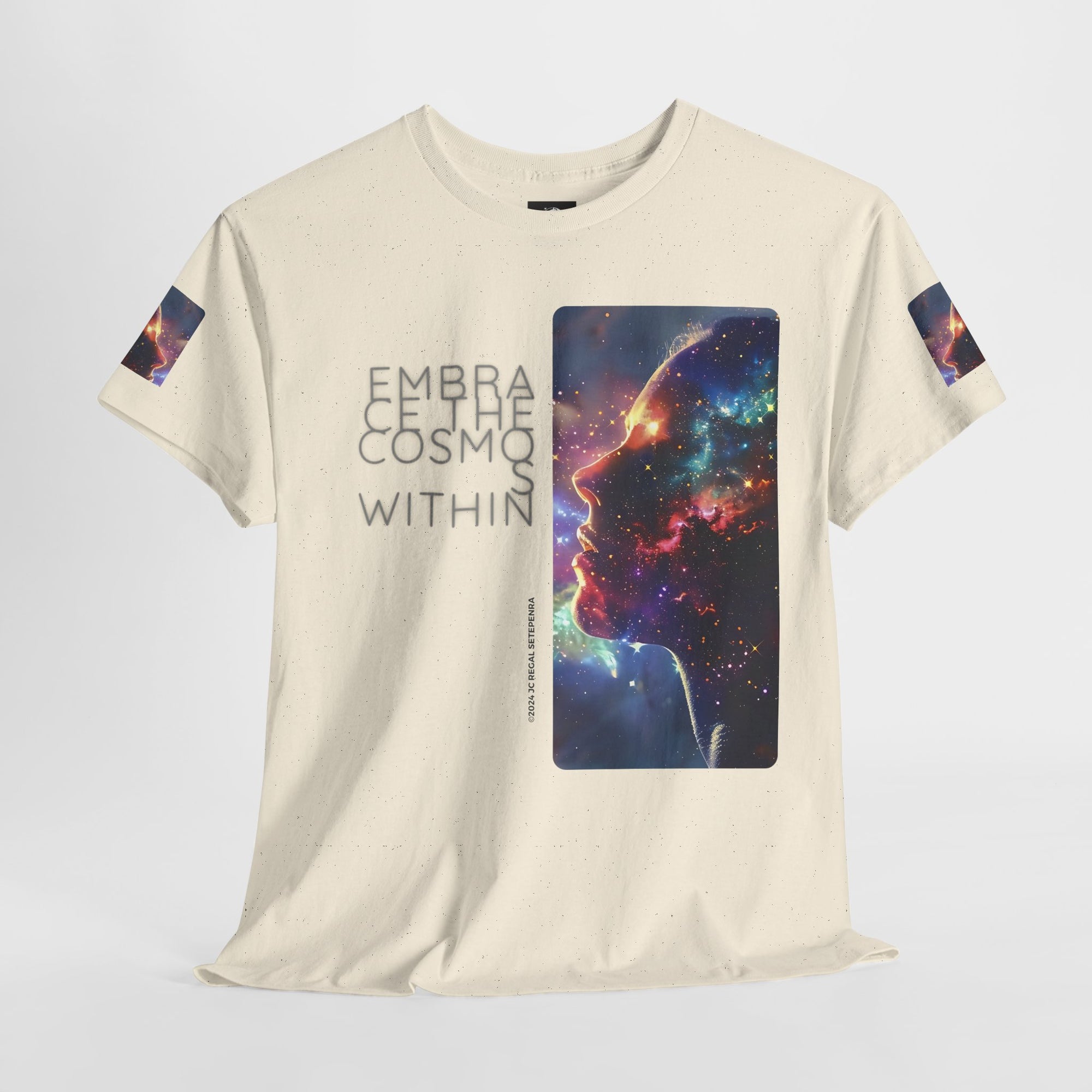 Embrace The Cosmos Within Unisex Heavy Cotton Tee