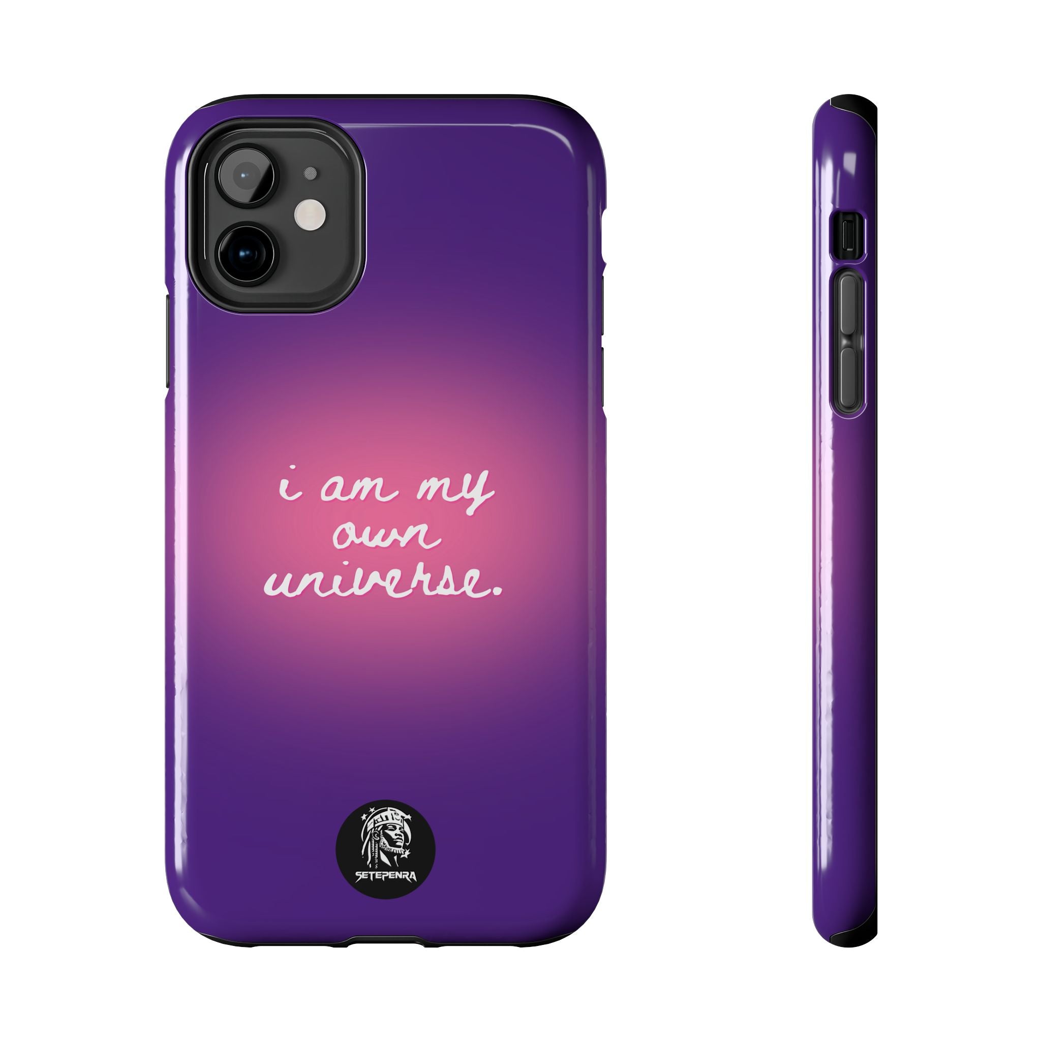 I Am My Own Universe Tough Phone Case (For iPhone, Galaxy & More) - Purple SETEPENRA Phone Case.