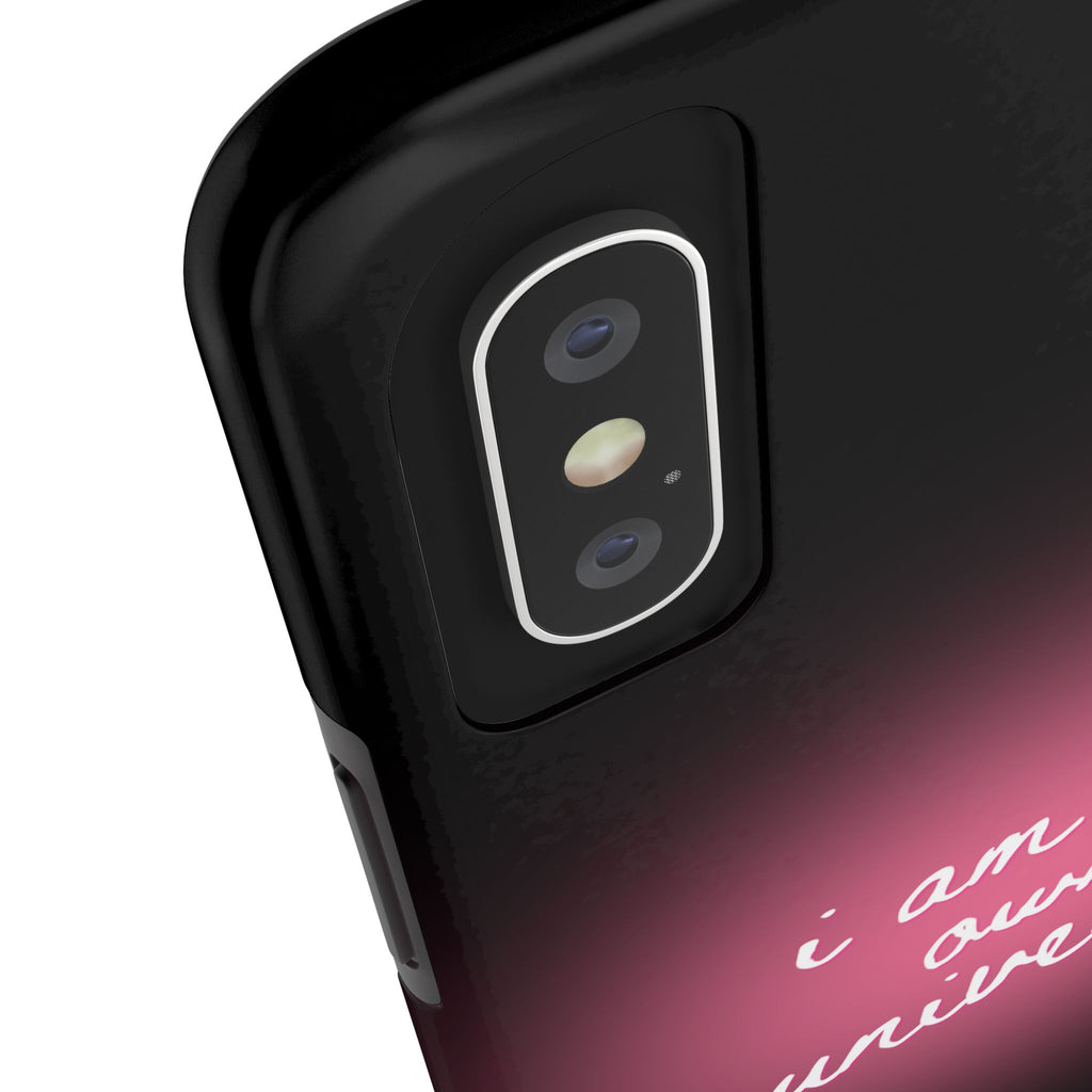 I Am My Own Universe Tough Phone Case (For iPhone, Galaxy & More) - Black