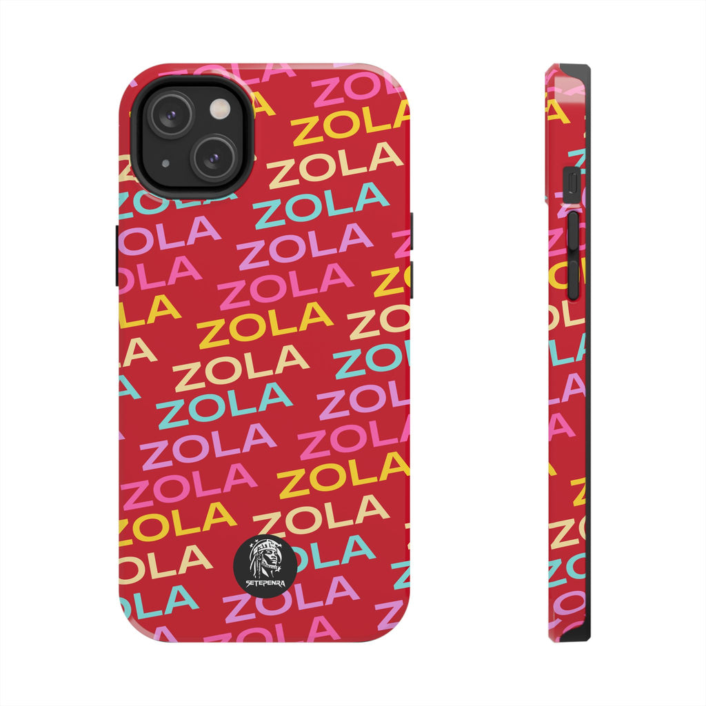 Zola Tough Phone Case (For iPhone, Galaxy & More) - Dark Red