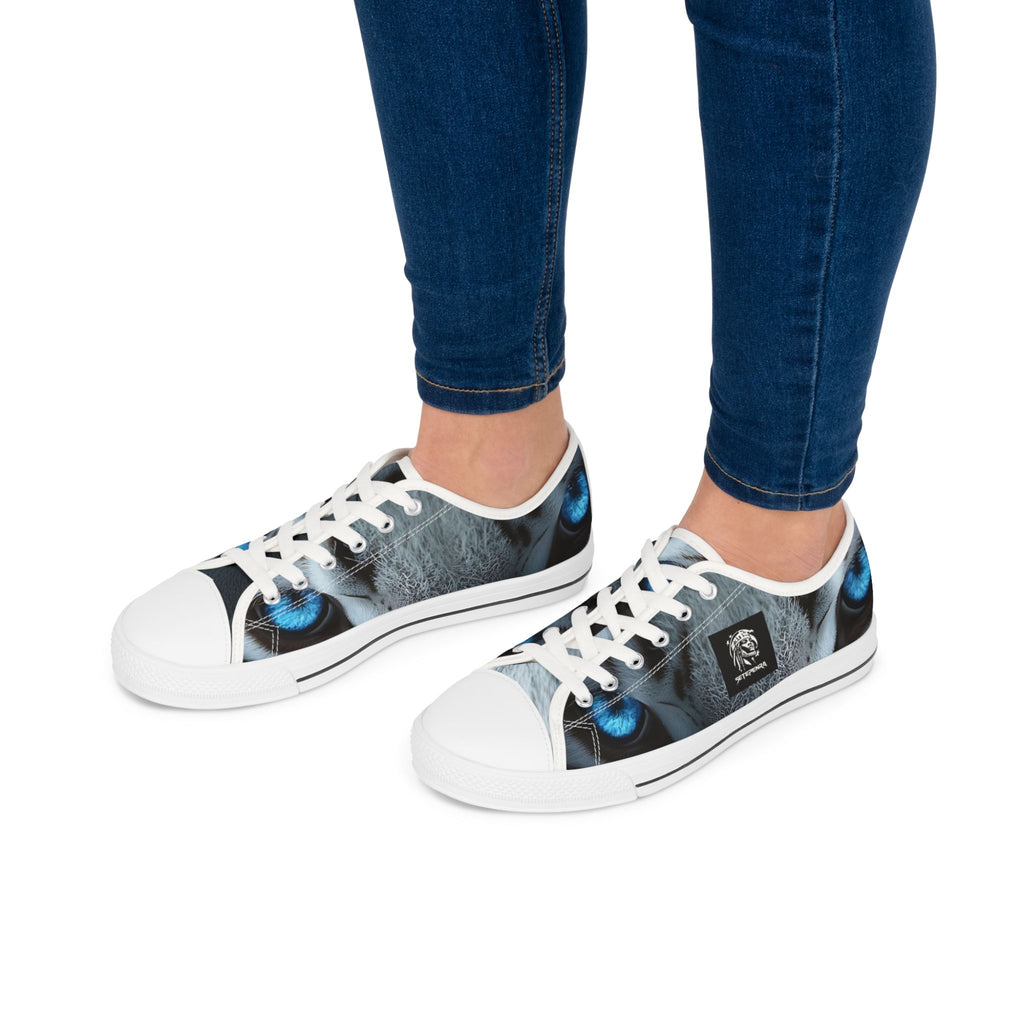 Primal Power Women's Low Top Sneakers - White Tiger (2nd Edition) SETEPENRA Shoes.