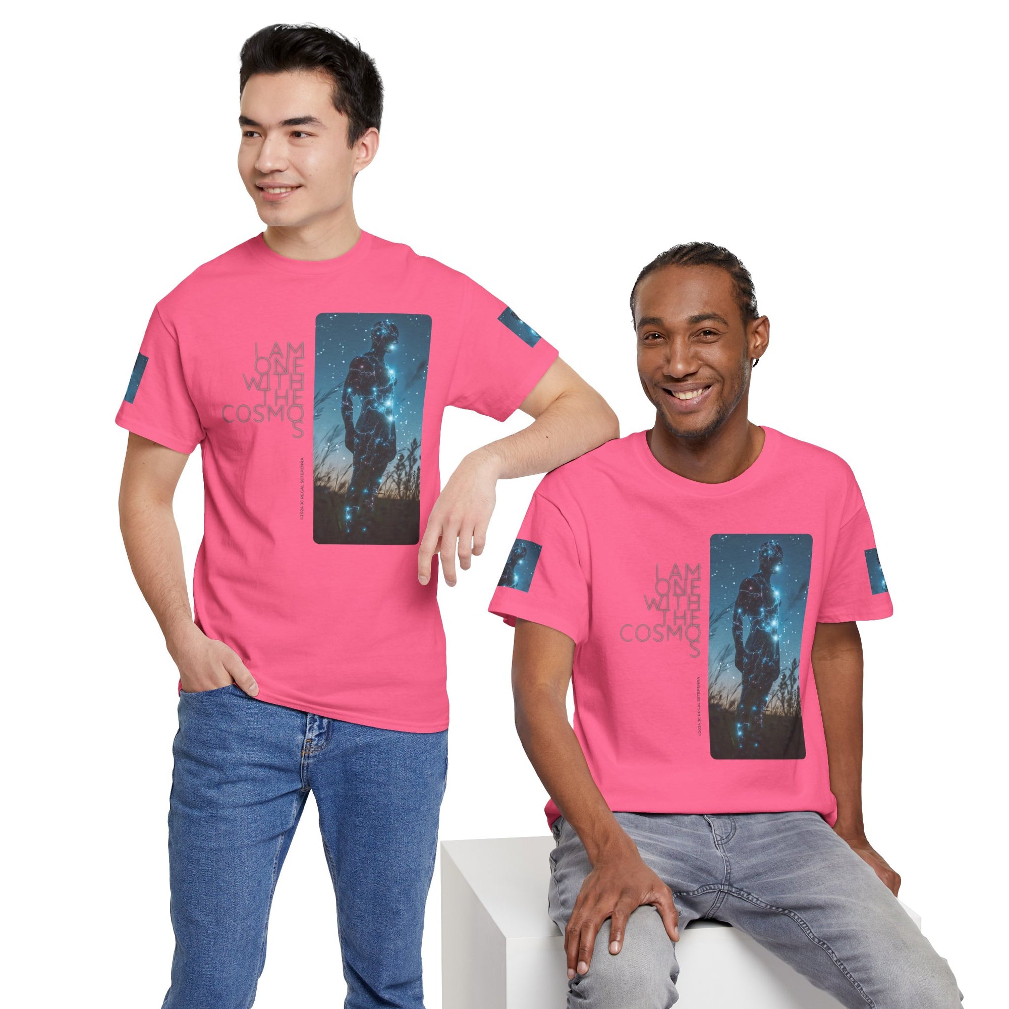 One With The Cosmos Unisex Heavy Cotton Tee