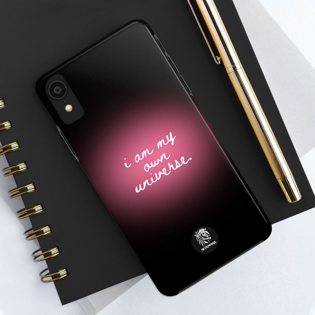 I Am My Own Universe Tough Phone Case (For iPhone, Galaxy & More) - Black