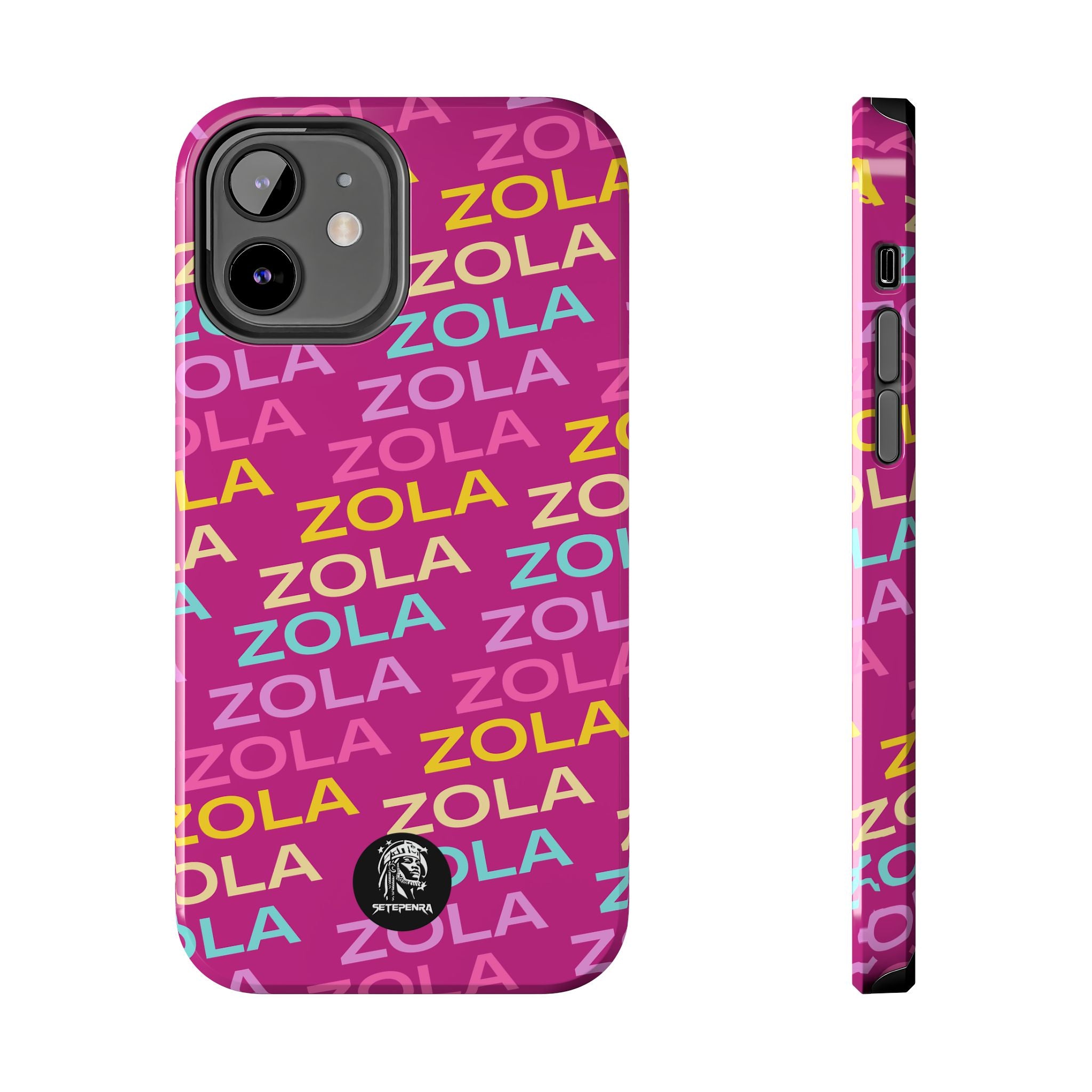 Zola Tough Phone Case (For iPhone, Galaxy & More) - Pink SETEPENRA Phone Case.