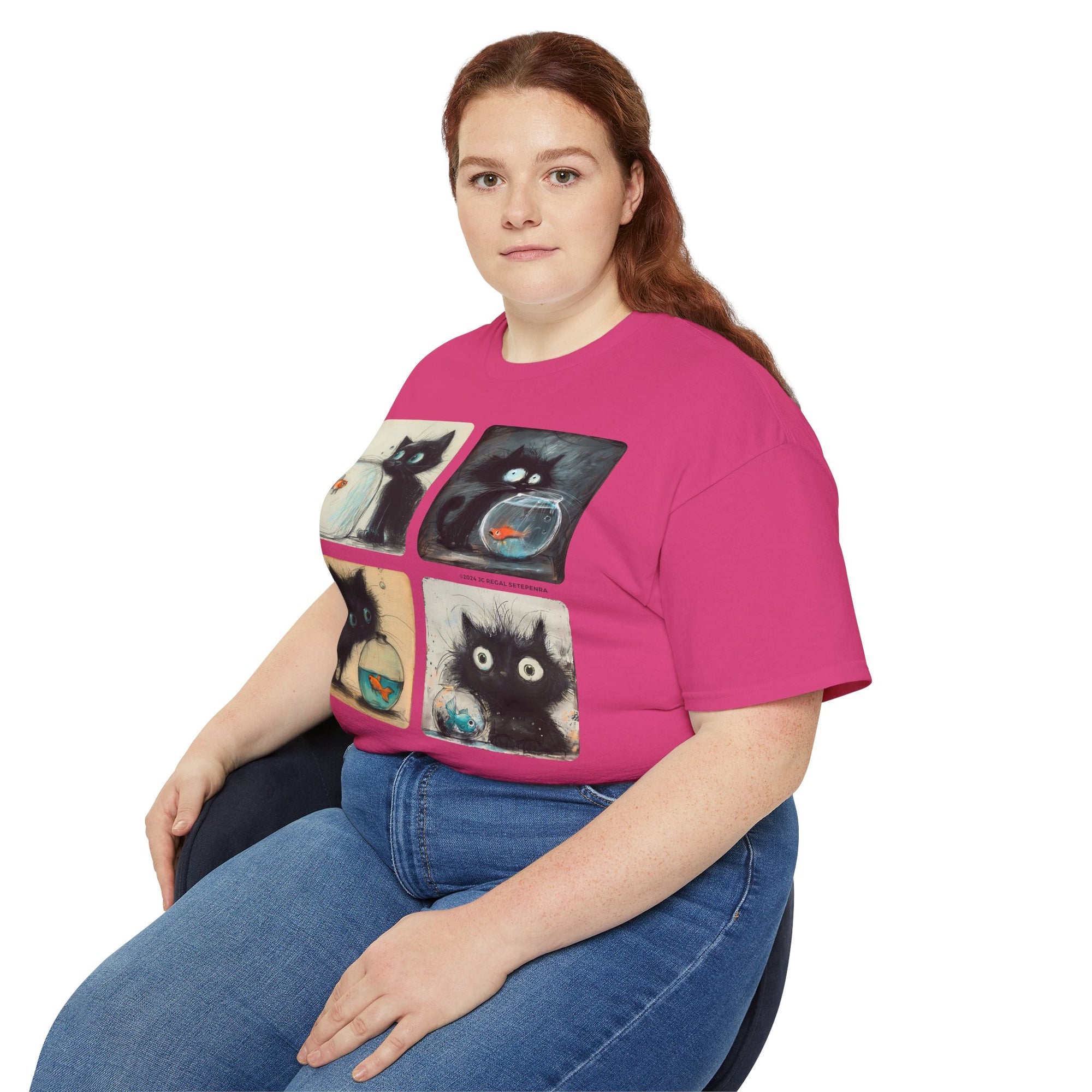 Fishy Kitty Unisex Ultra Cotton Tee