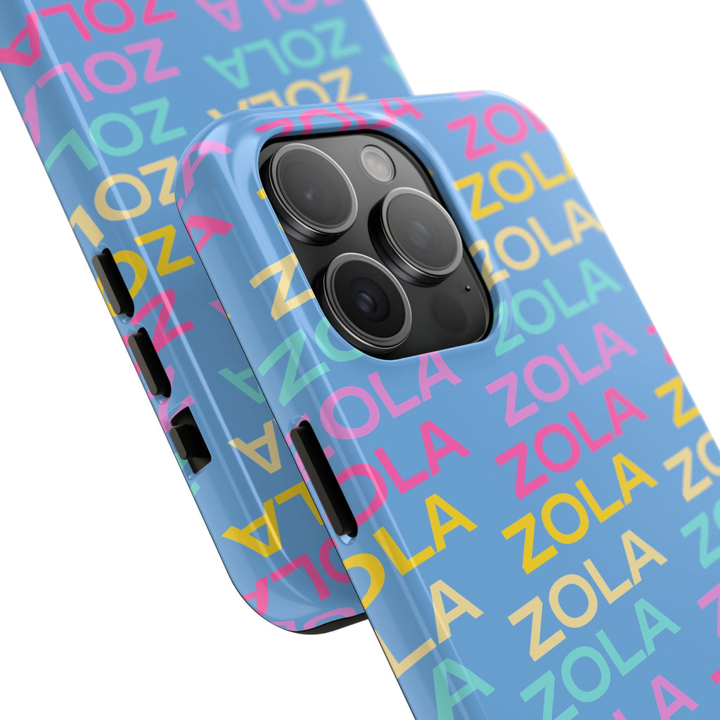 Zola Tough Phone Case (For iPhone, Galaxy & More) - Light Blue