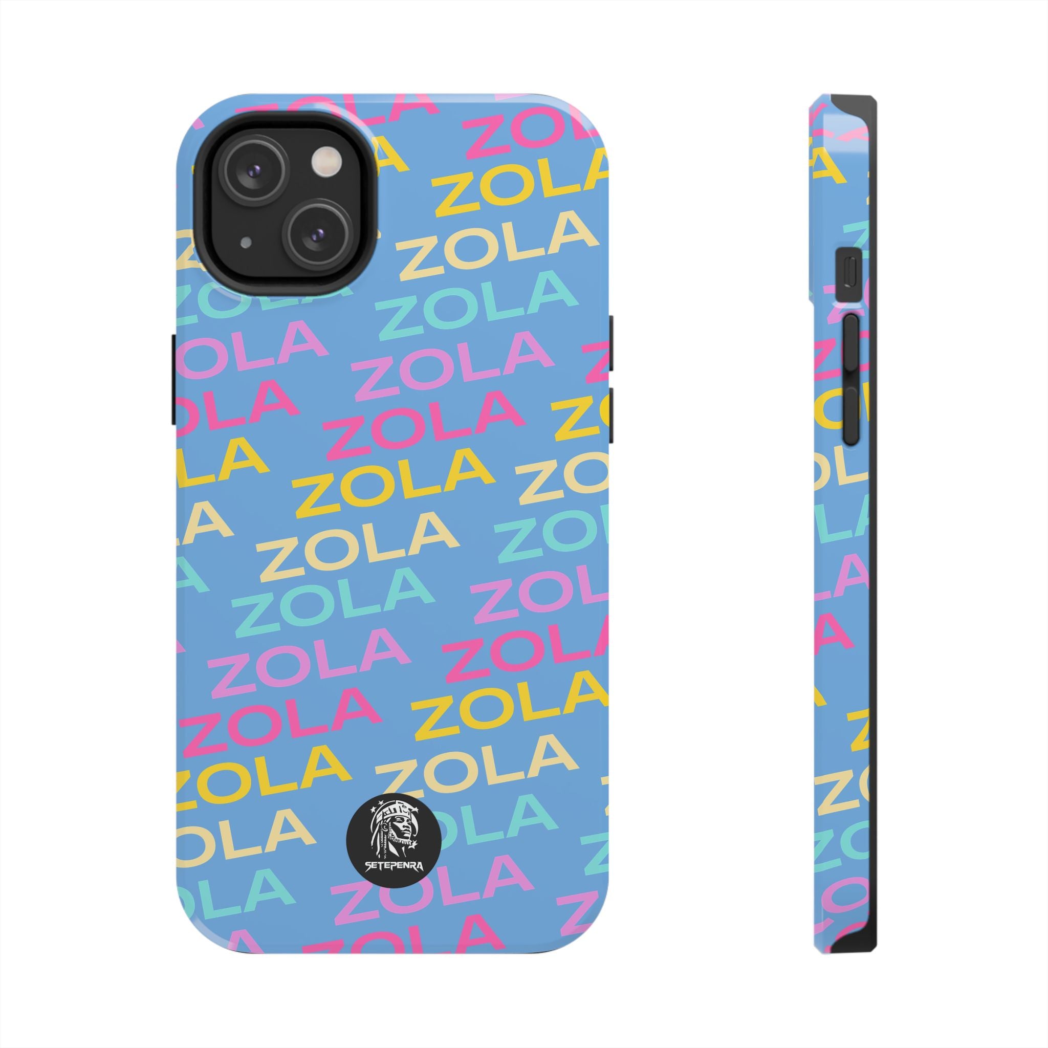 Zola Tough Phone Case (For iPhone, Galaxy & More) - Light Blue