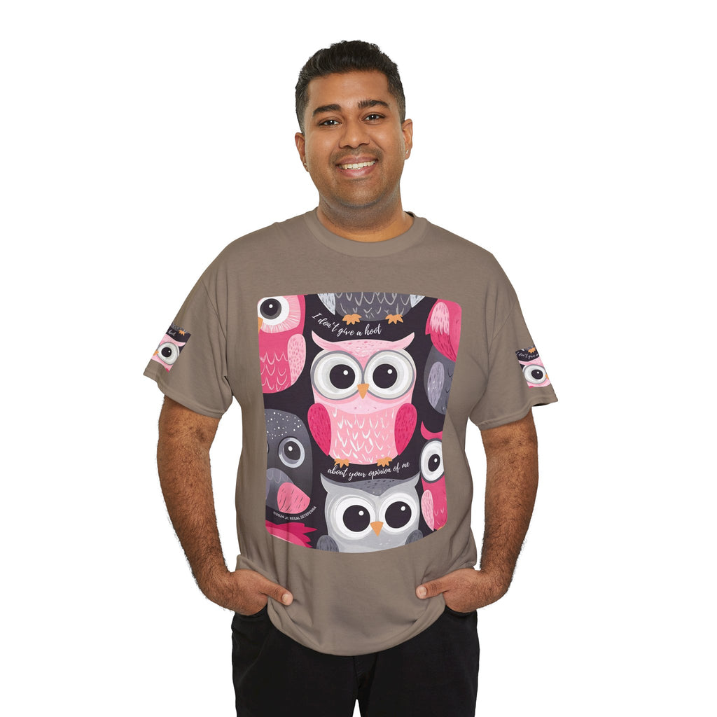 Don't Give A Hoot Unisex Heavy Cotton Tee