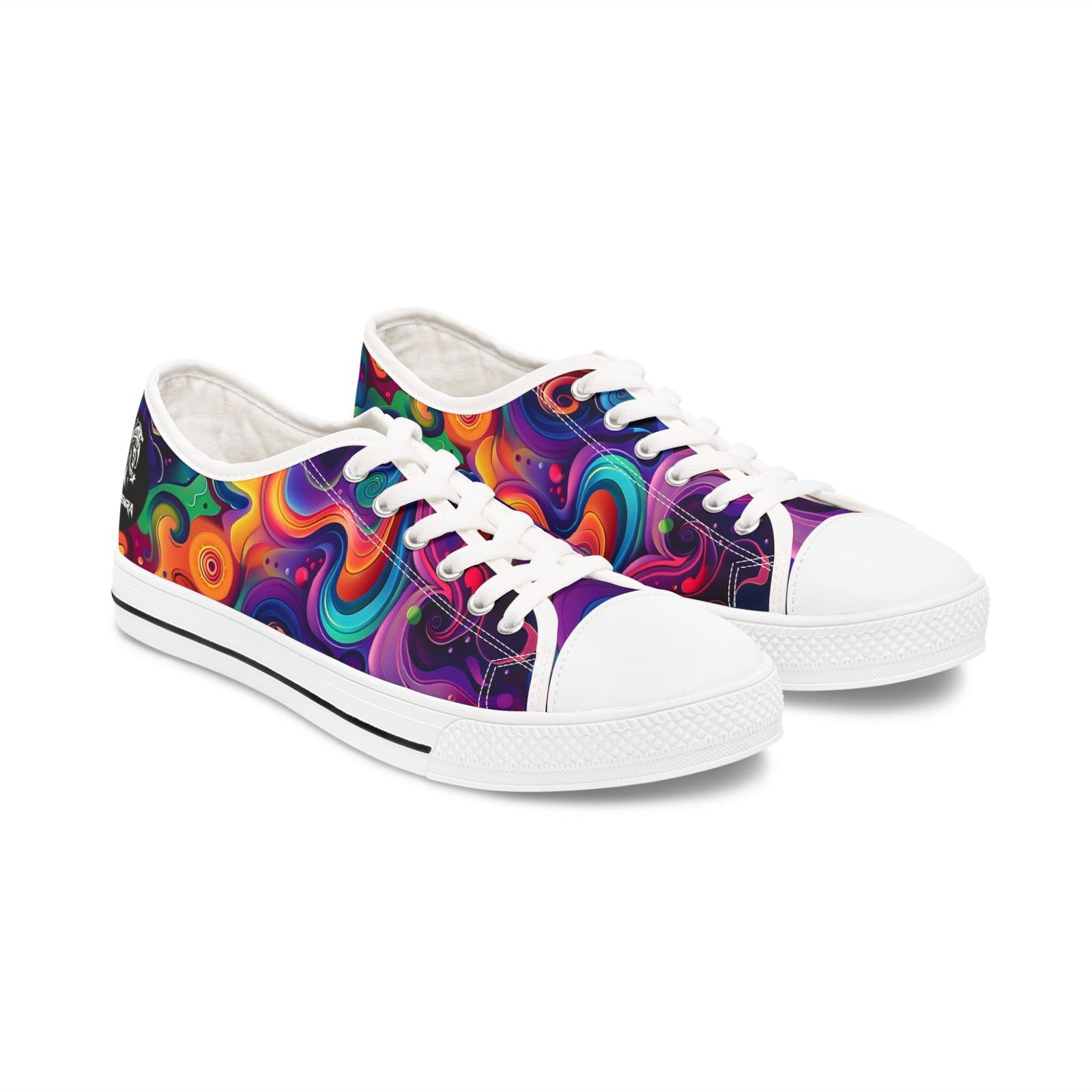 Psychedelic Women's Low Top Sneakers SETEPENRA Shoes.