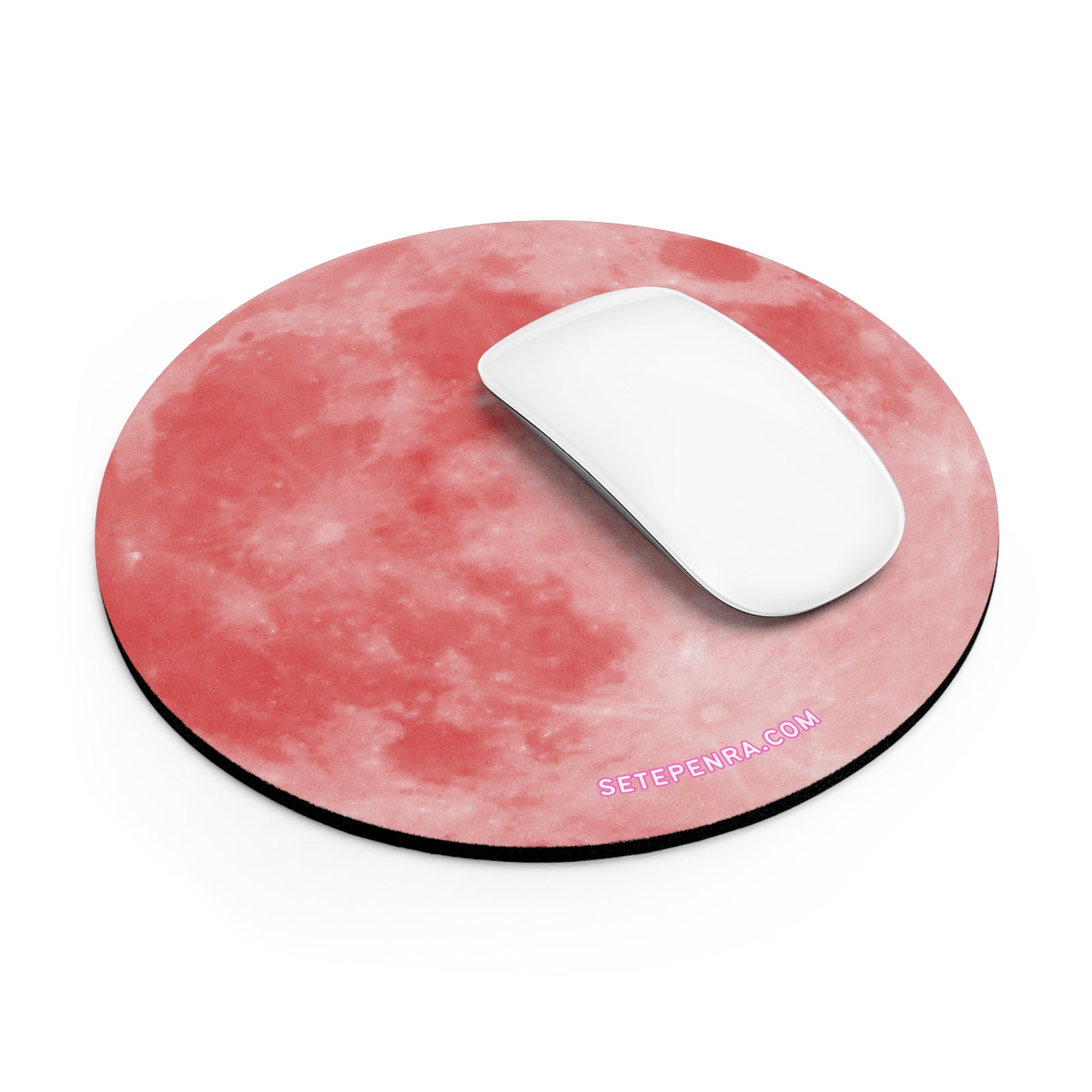 Cosmic Spaces Neoprene Mousepad - Red Moon