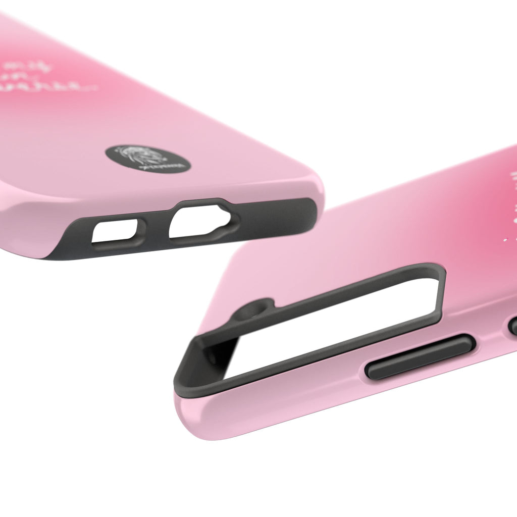 I Am My Own Universe Tough Phone Case (For iPhone, Galaxy & More) - Light Pink