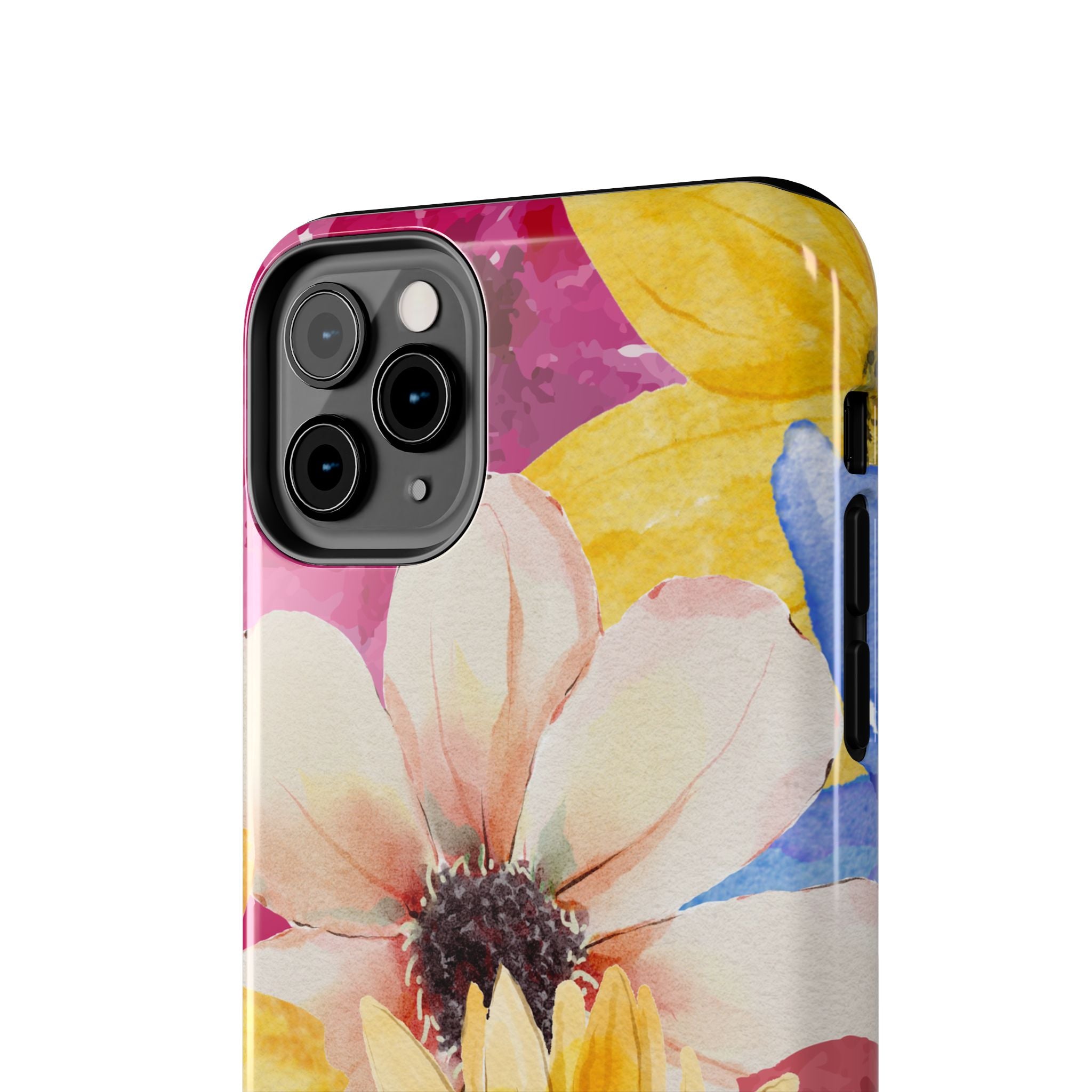 Watercolor Flowers Tough Phone Case (For iPhone, Galaxy & More)
