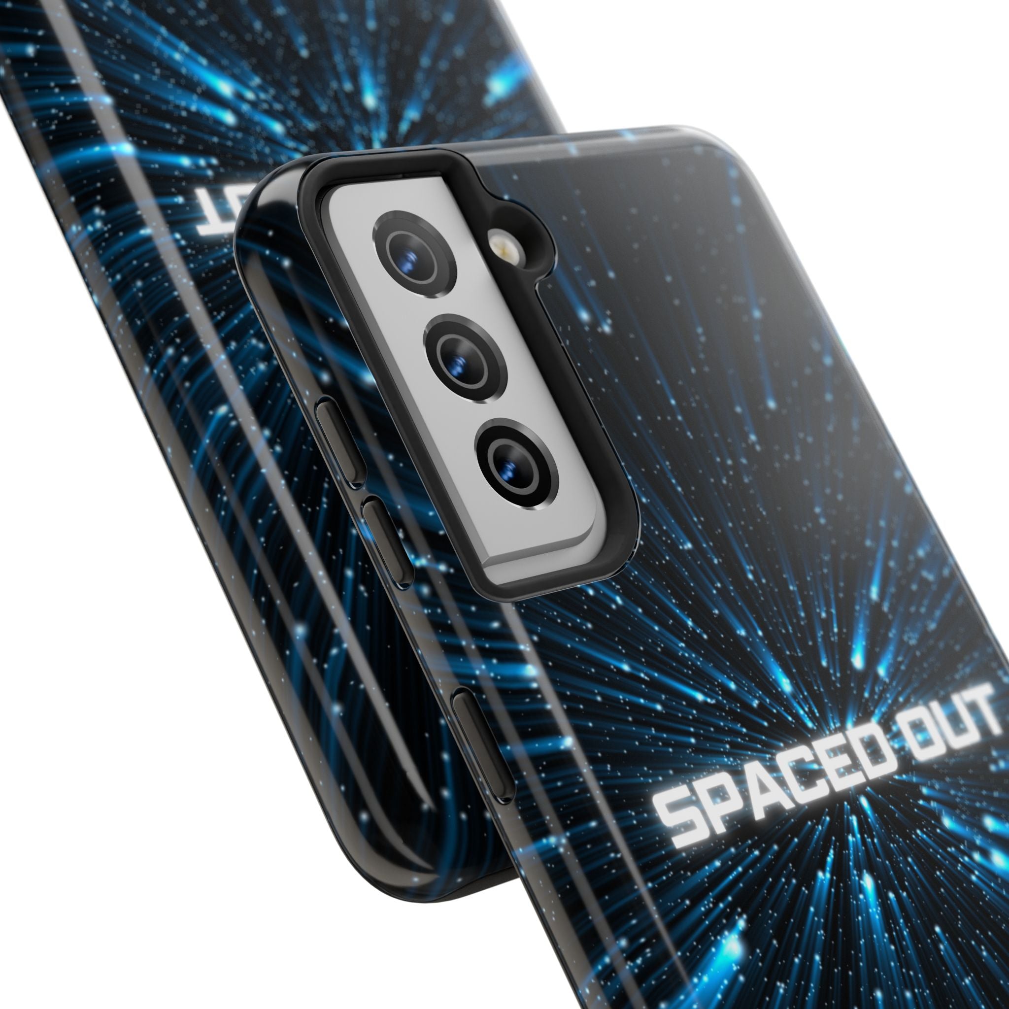 Spaced Out Tough Phone Case — Cosmic Space Warp Protective Cover