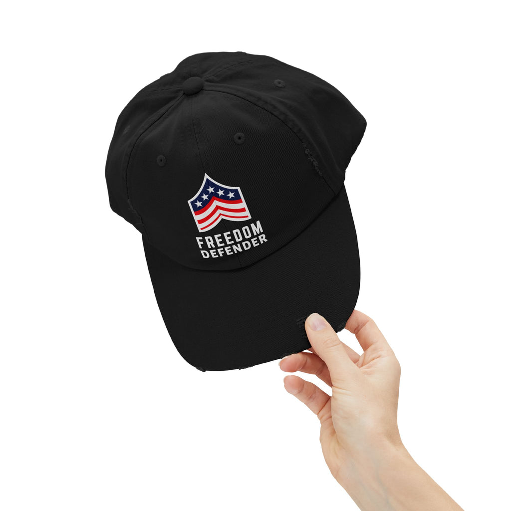 Freedom Defender Unisex Distressed Cap SETEPENRA Hats.