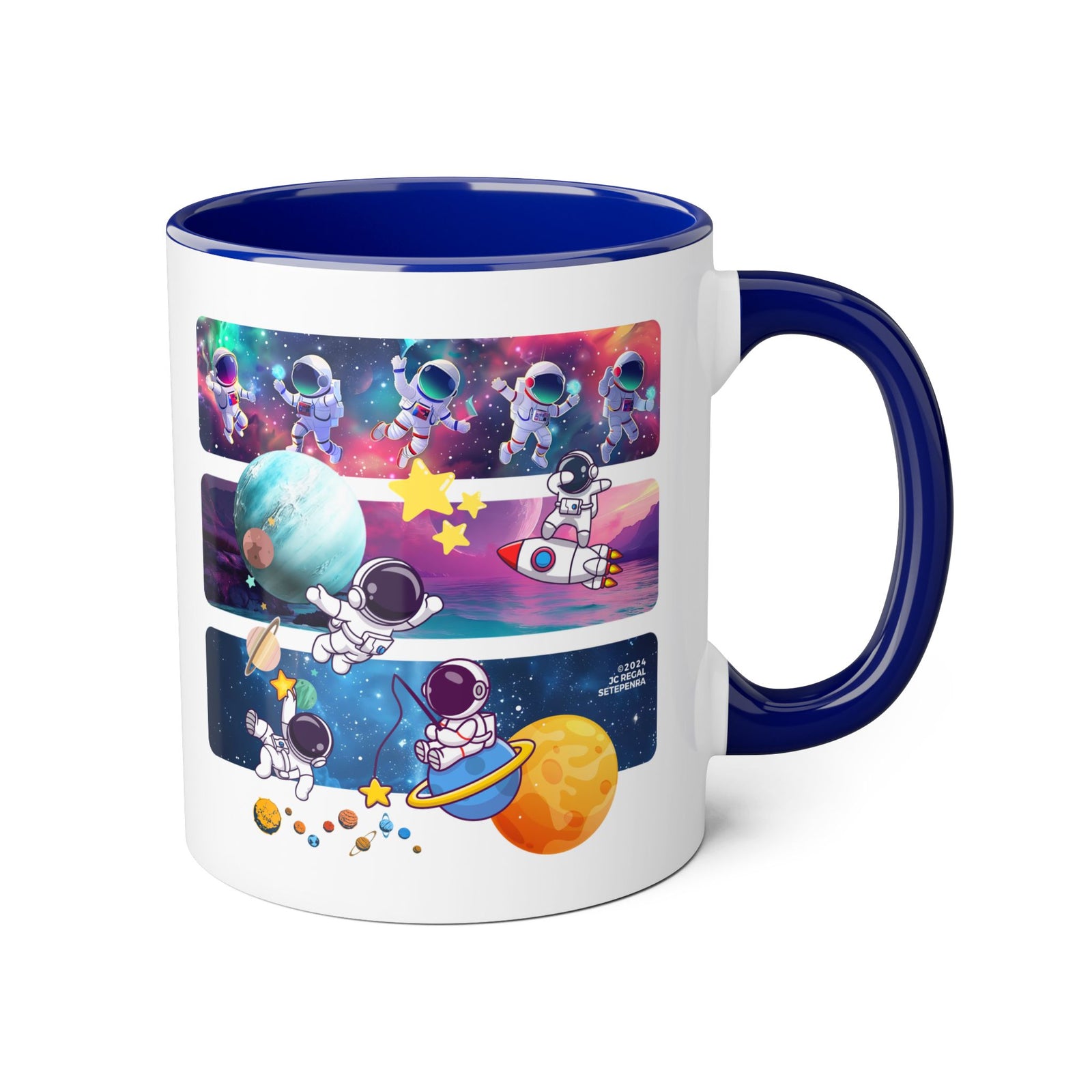 Astro Cosmo (V2.0) Accent Mug, 11oz (Various Colors)