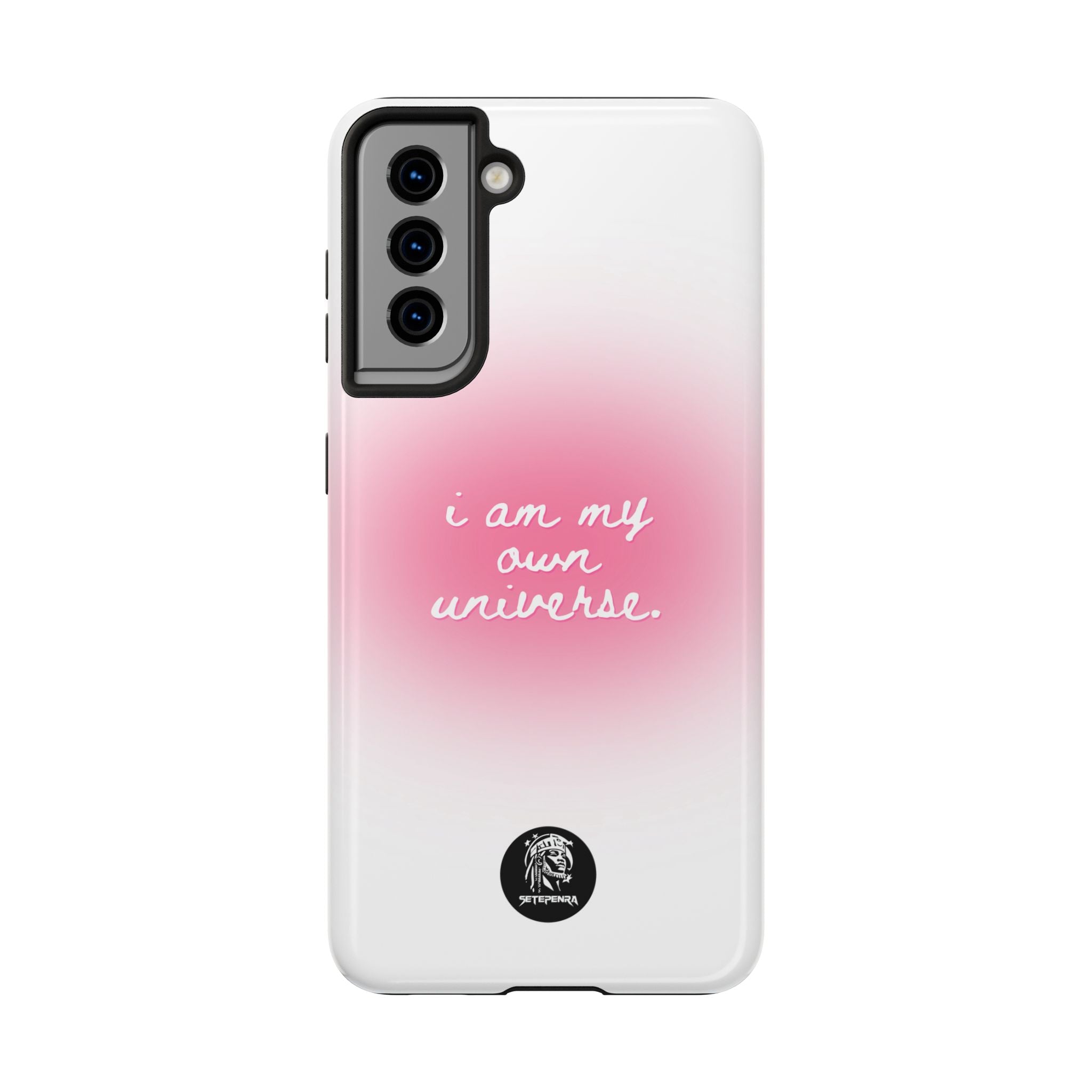 I Am My Own Universe Tough Phone Case (For iPhone, Galaxy & More) - White