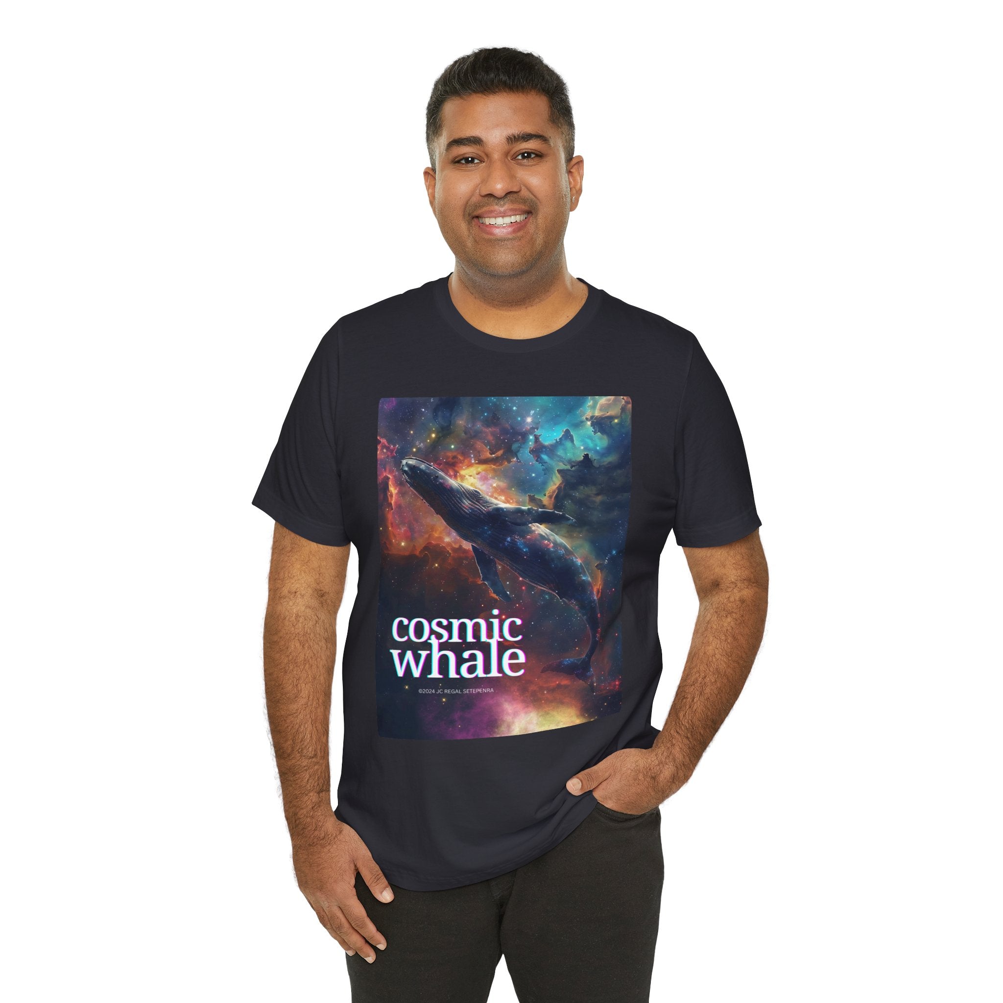 Cosmic Whale Unisex Jersey Short Sleeve Tee