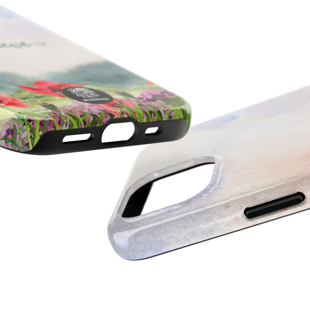Believe Tough Phone Case (For iPhone, Galaxy & More) - Watercolor Flower