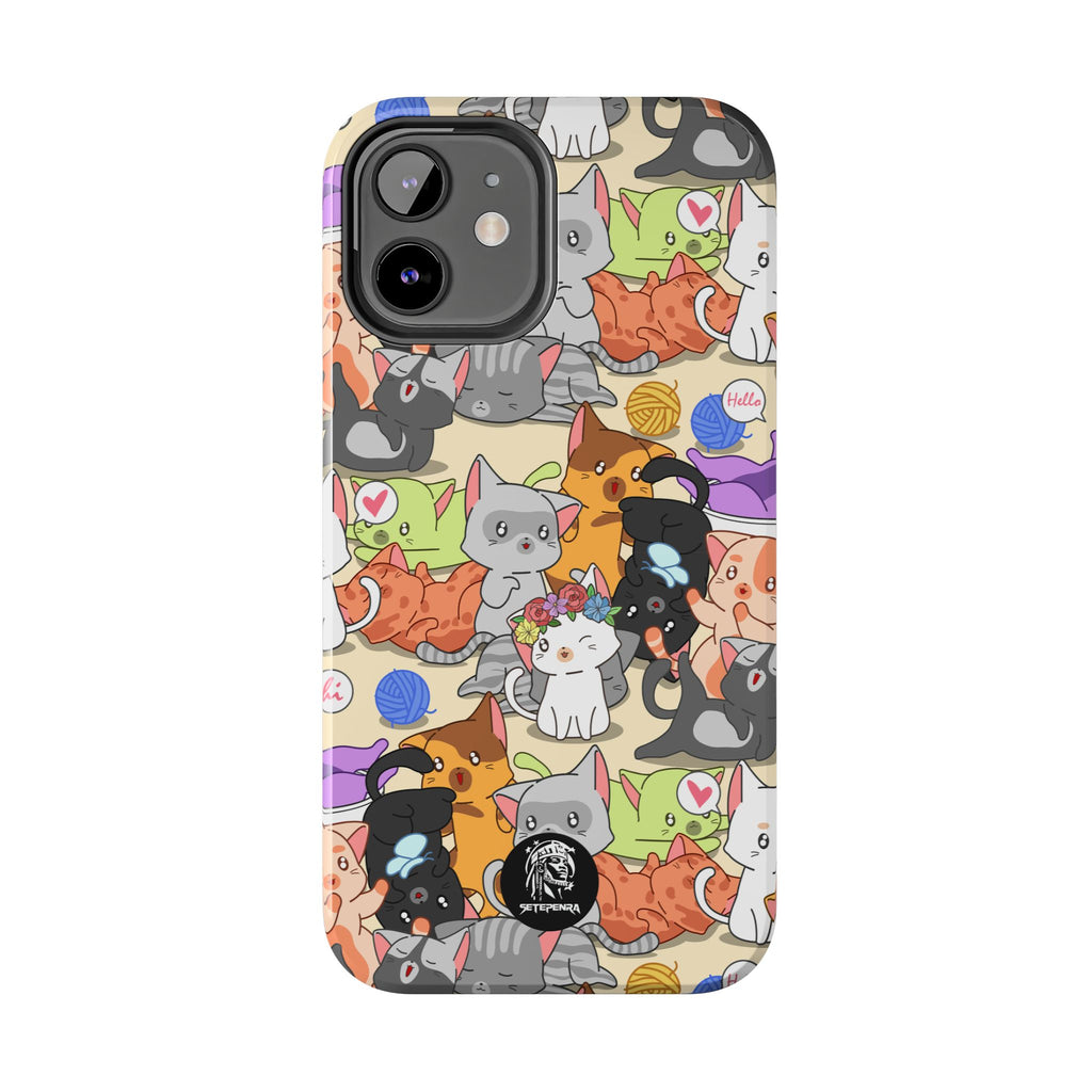 Cats A Lot Tough Phone Case (For iPhone, Galaxy & More)