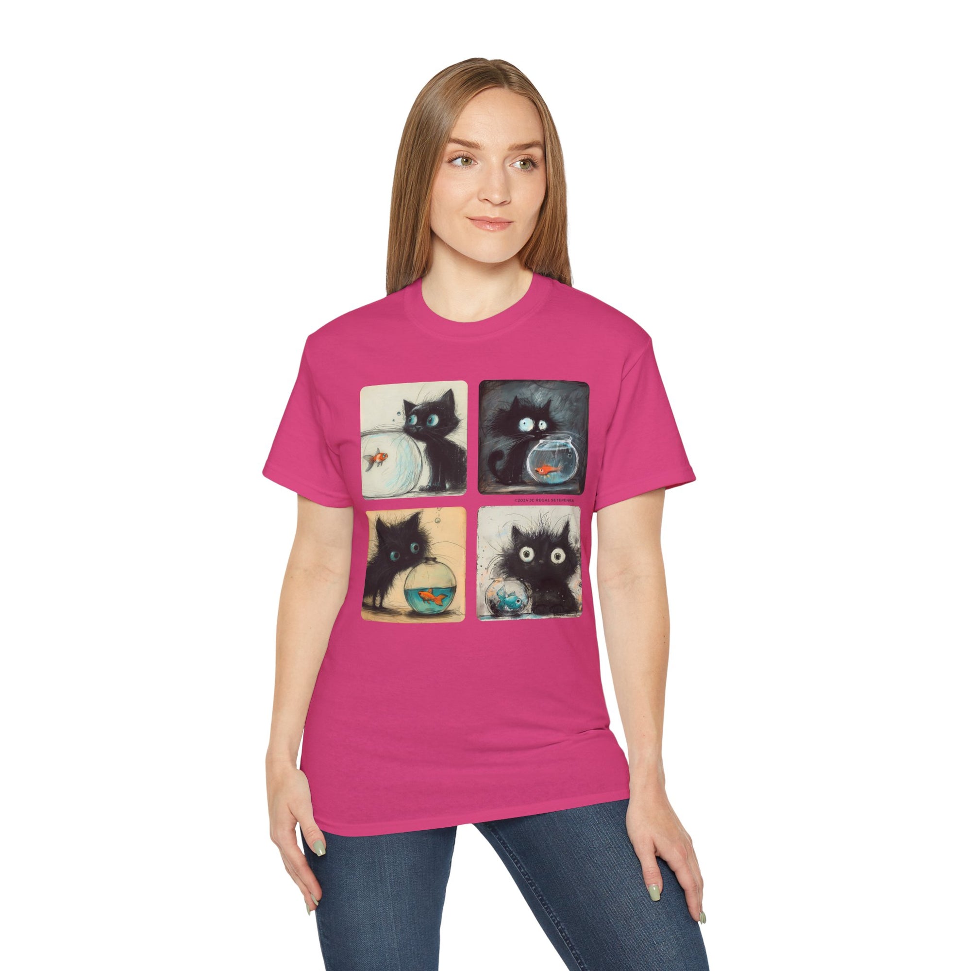 Fishy Kitty Unisex Ultra Cotton Tee