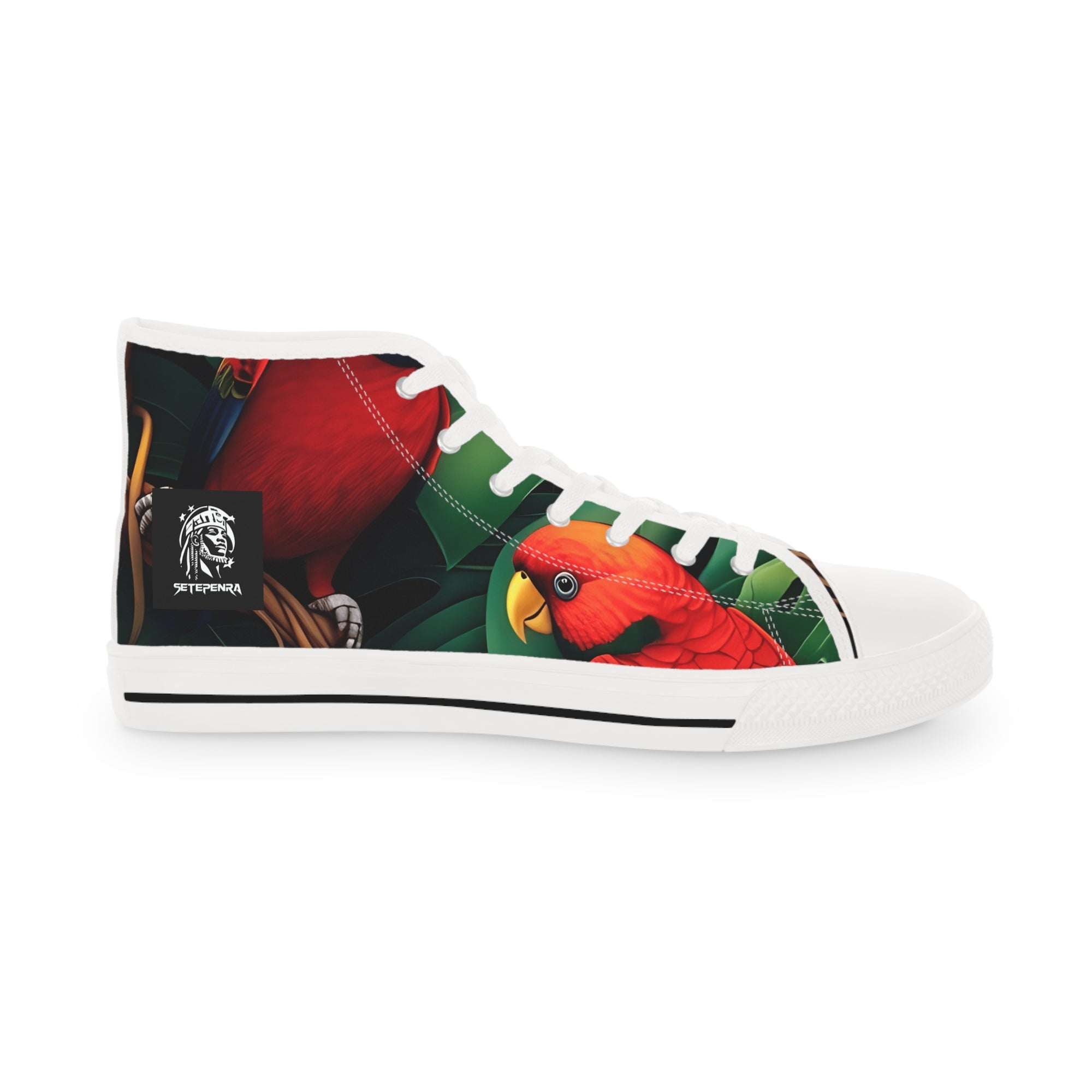 Tri-Parrot Men's High Top Sneakers SETEPENRA Shoes.