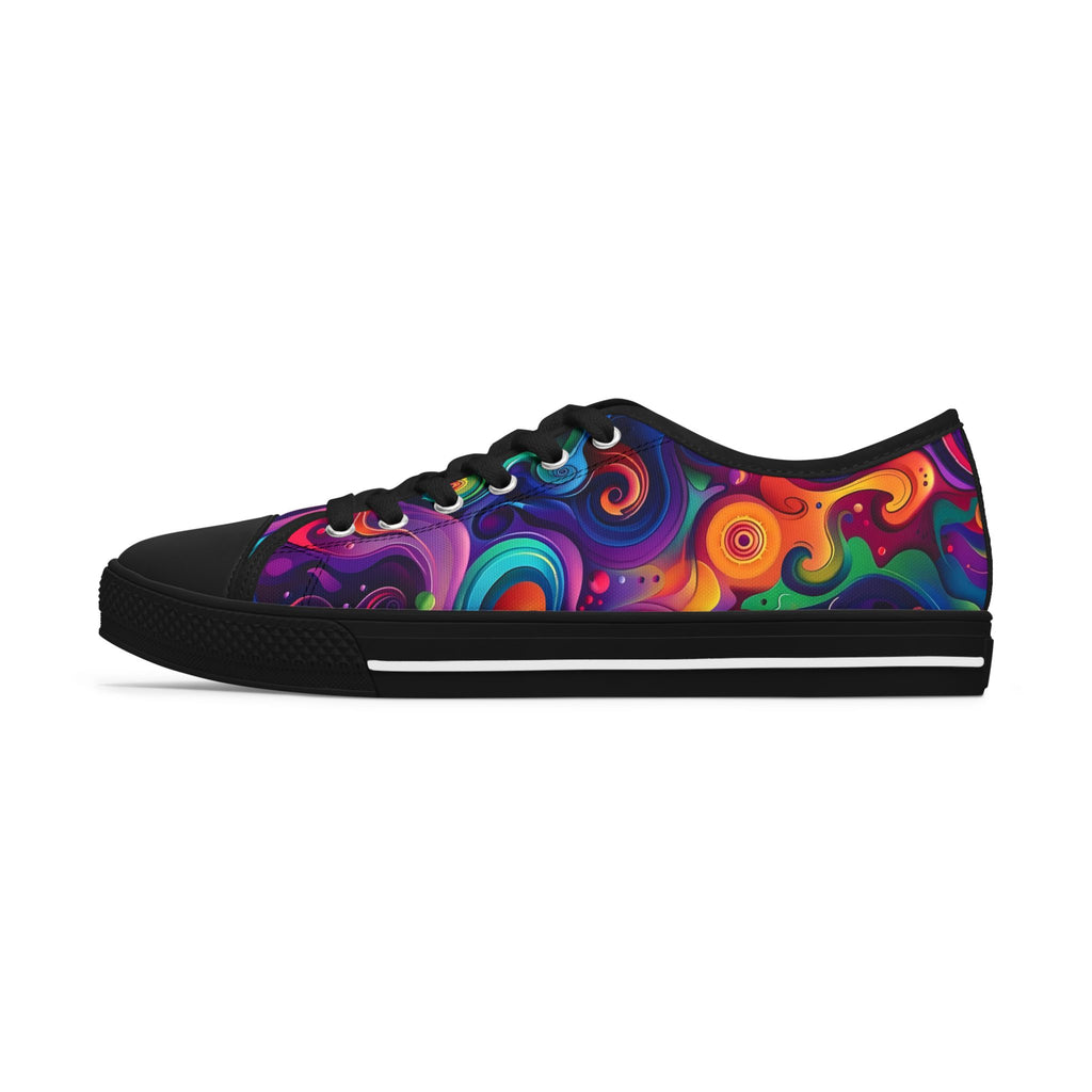 Psychedelic Women's Low Top Sneakers SETEPENRA Shoes.
