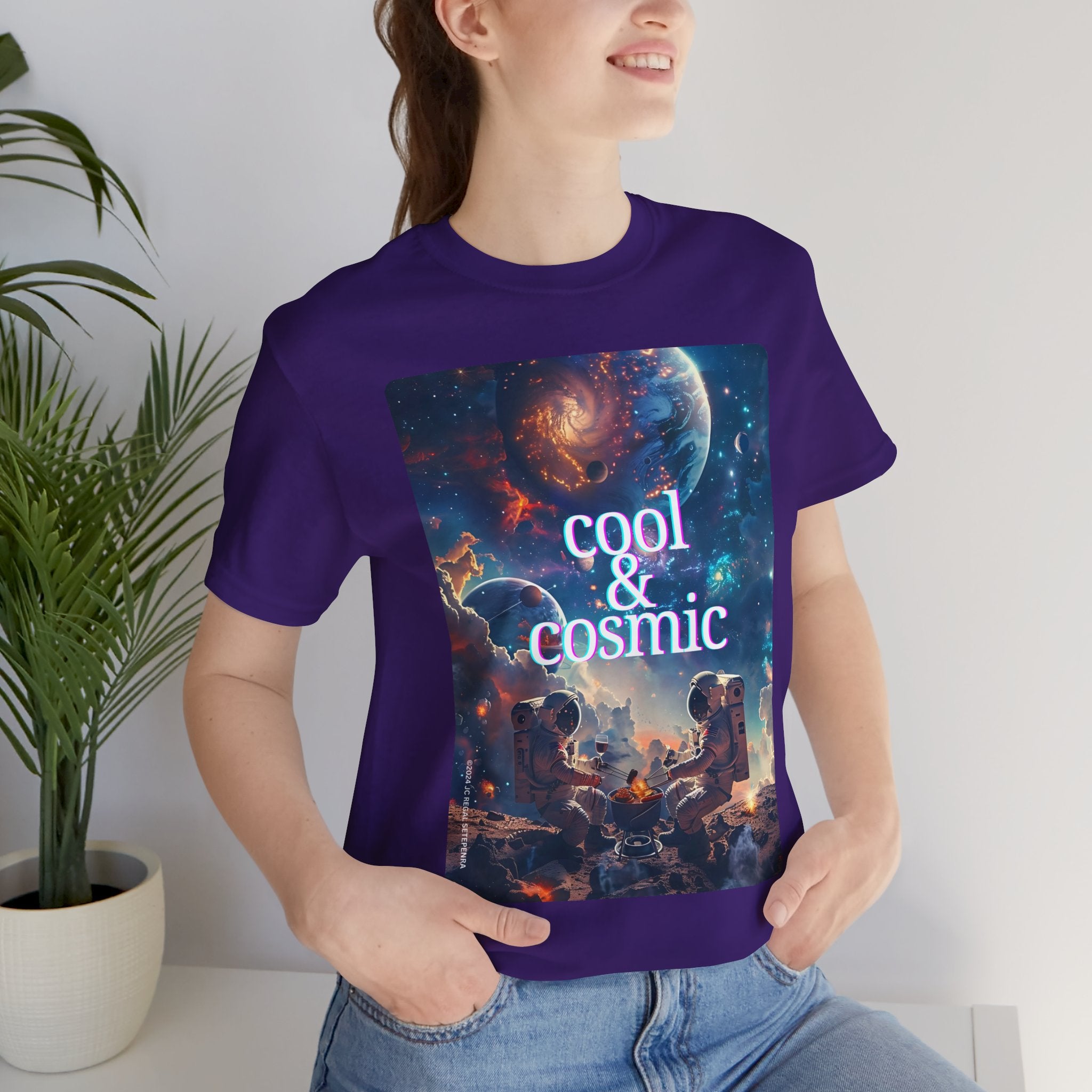 Cool & Cosmic Unisex Jersey Short Sleeve Tee