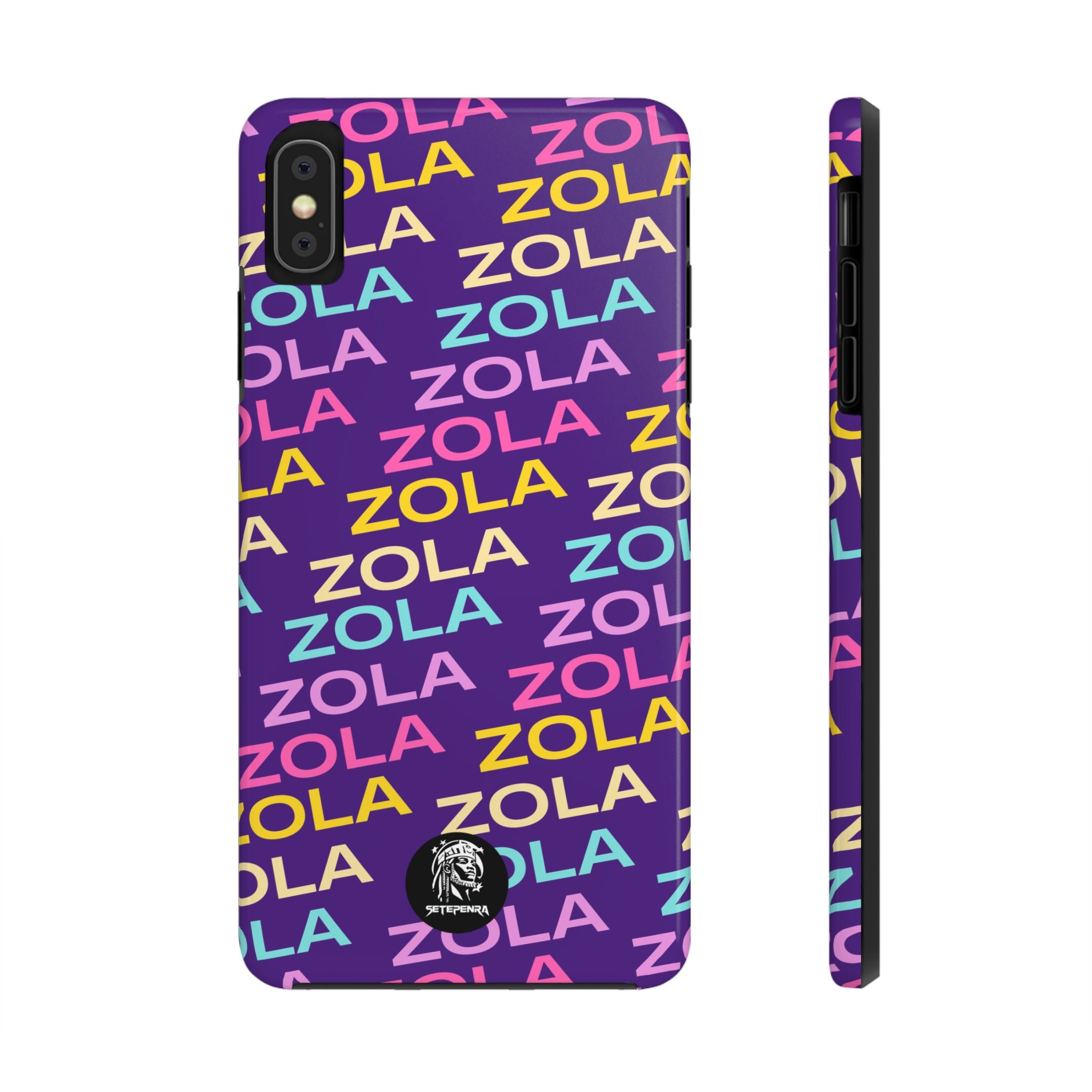 Zola Tough Phone Case (For iPhone, Galaxy & More) - Purple SETEPENRA Phone Case.