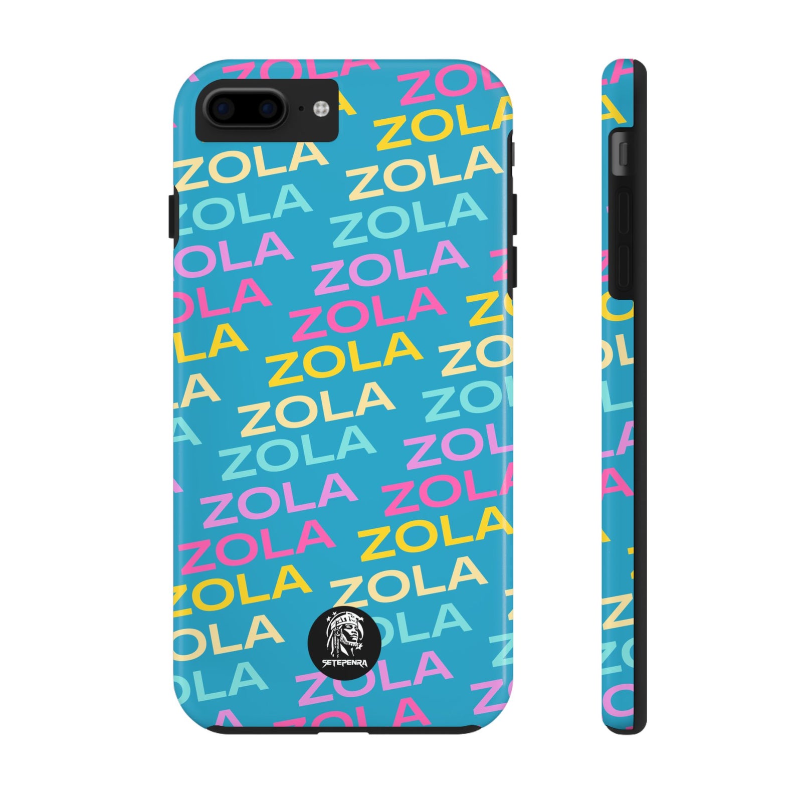 Zola Tough Phone Case (For iPhone, Galaxy & More) - Turquoise SETEPENRA Phone Case.