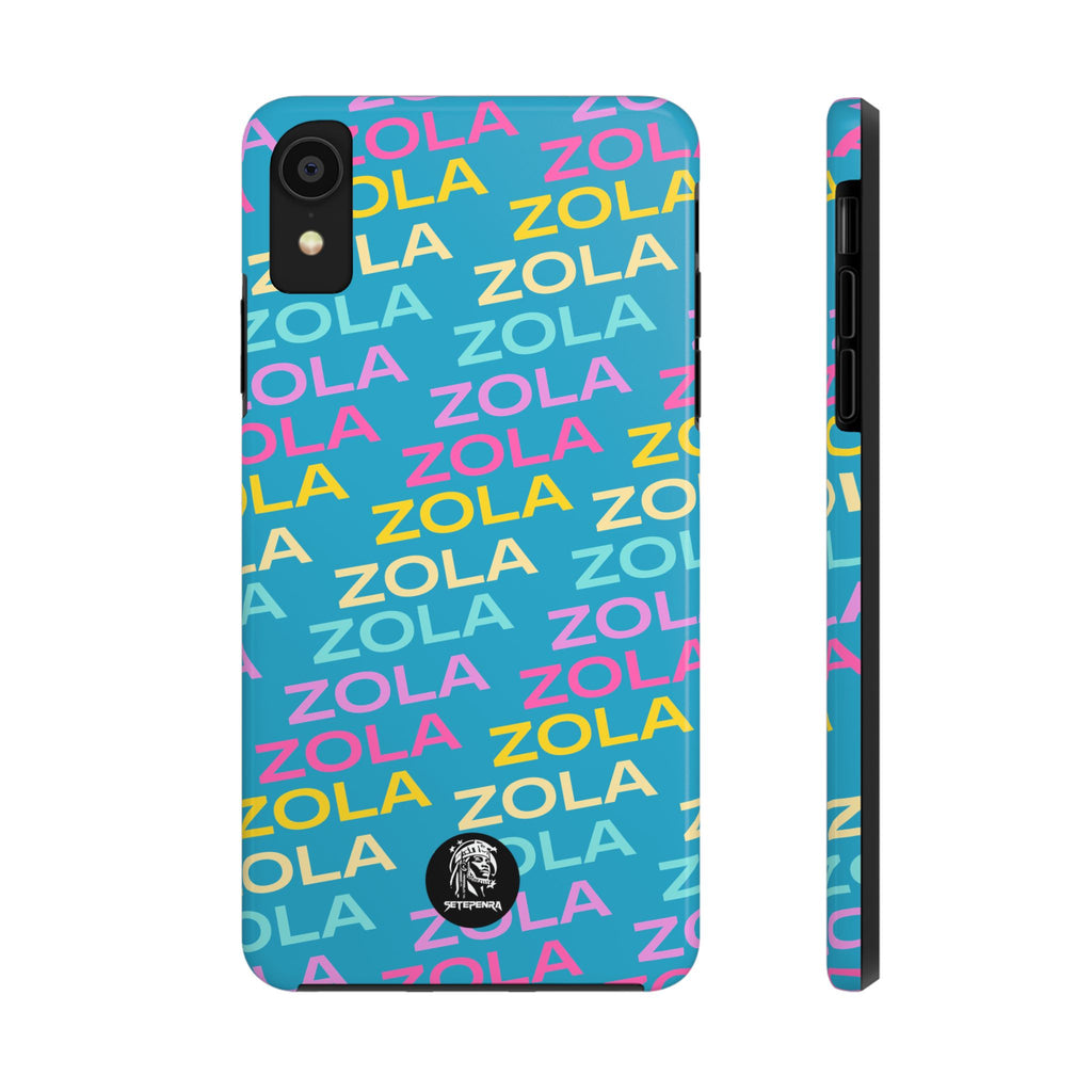Zola Tough Phone Case (For iPhone, Galaxy & More) - Turquoise SETEPENRA Phone Case.