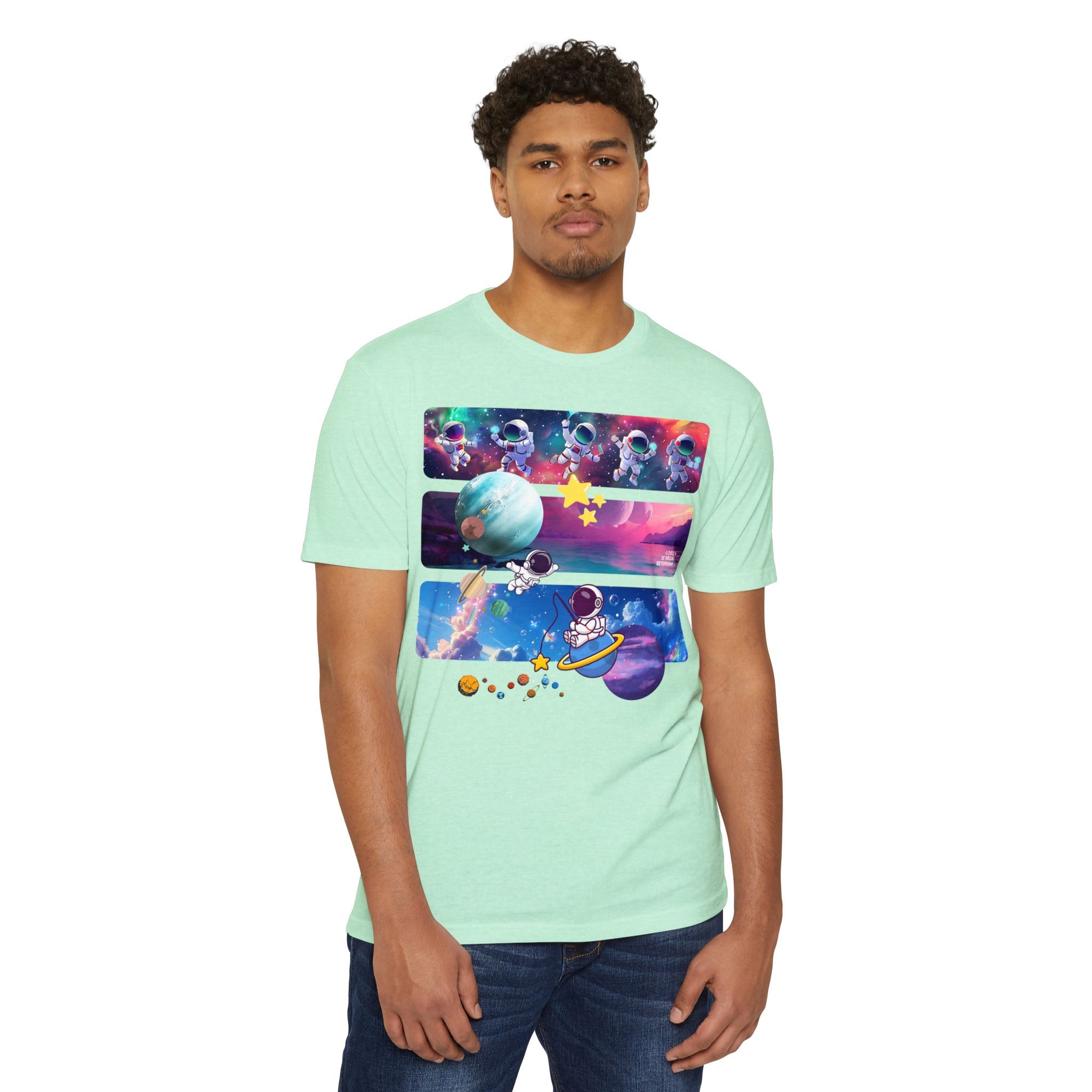Astro Cosmo Unisex CVC Jersey T-shirt