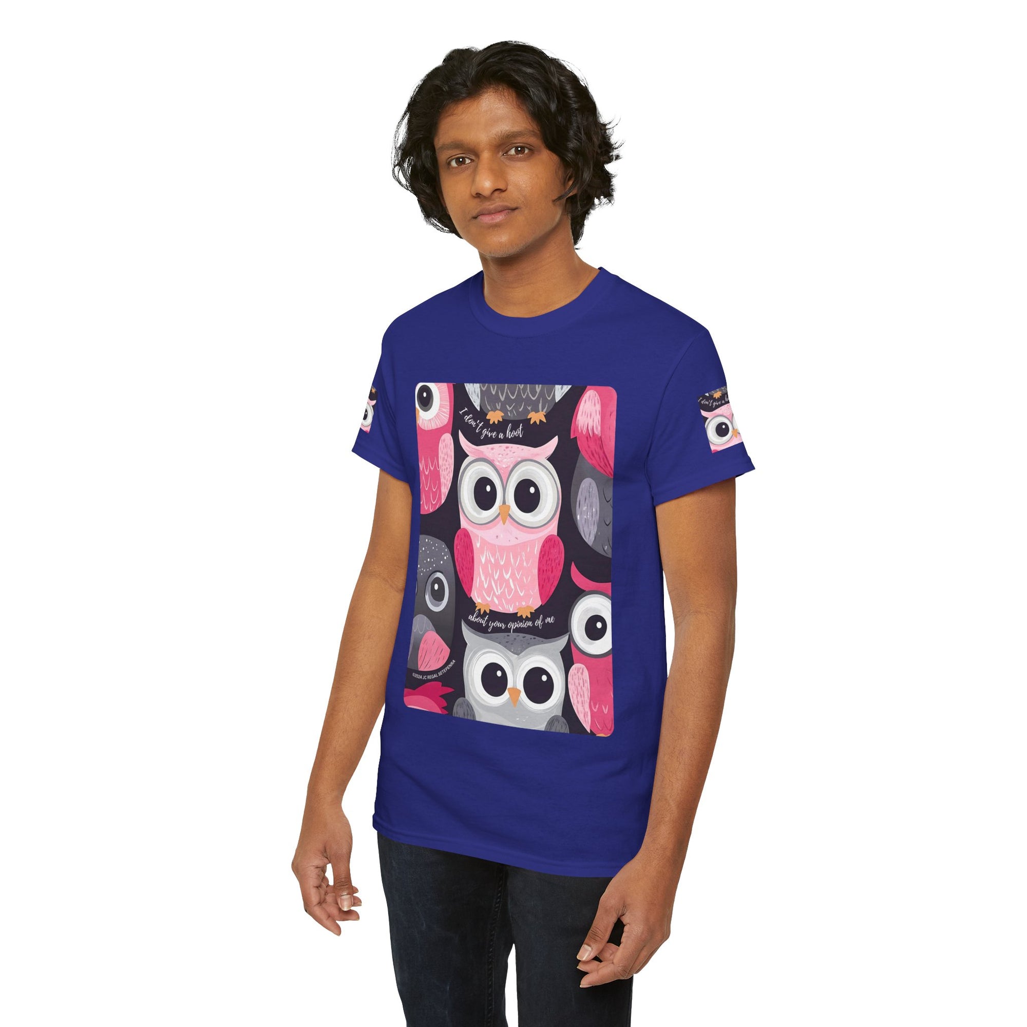 Don't Give A Hoot Unisex Heavy Cotton Tee