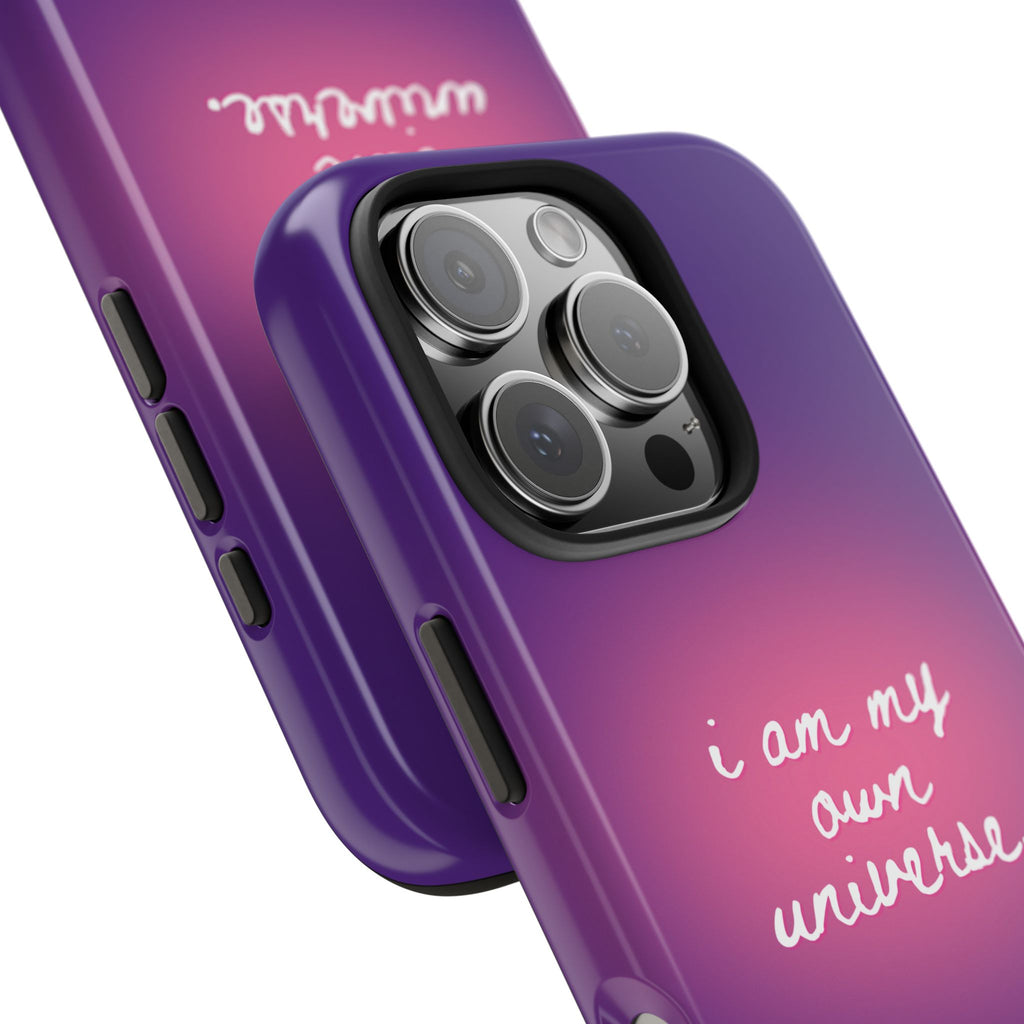 I Am My Own Universe Tough Phone Case (For iPhone, Galaxy & More) - Purple