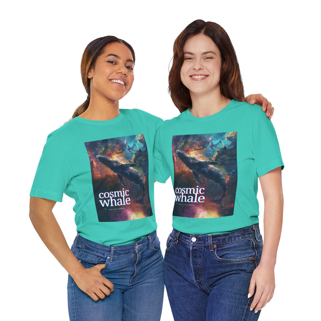 Cosmic Whale Unisex Jersey Short Sleeve Tee