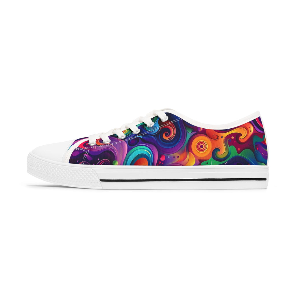 Psychedelic Women's Low Top Sneakers SETEPENRA Shoes.