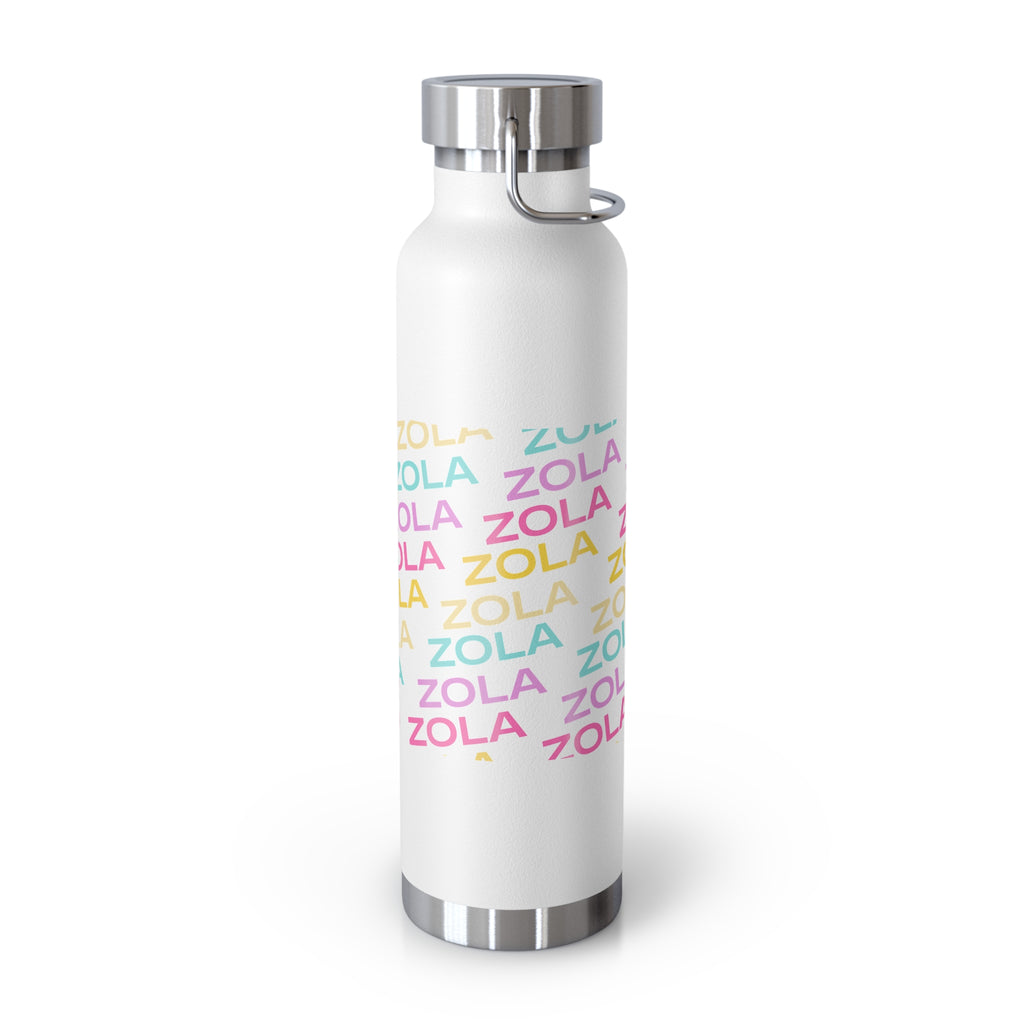 Zola Copper Vacuum Insulated Bottle, 22oz SETEPENRA Mug.