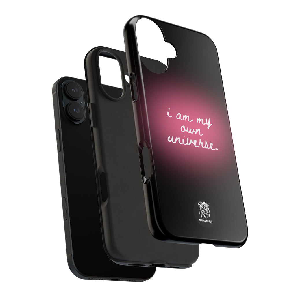 I Am My Own Universe Tough Phone Case (For iPhone, Galaxy & More) - Black