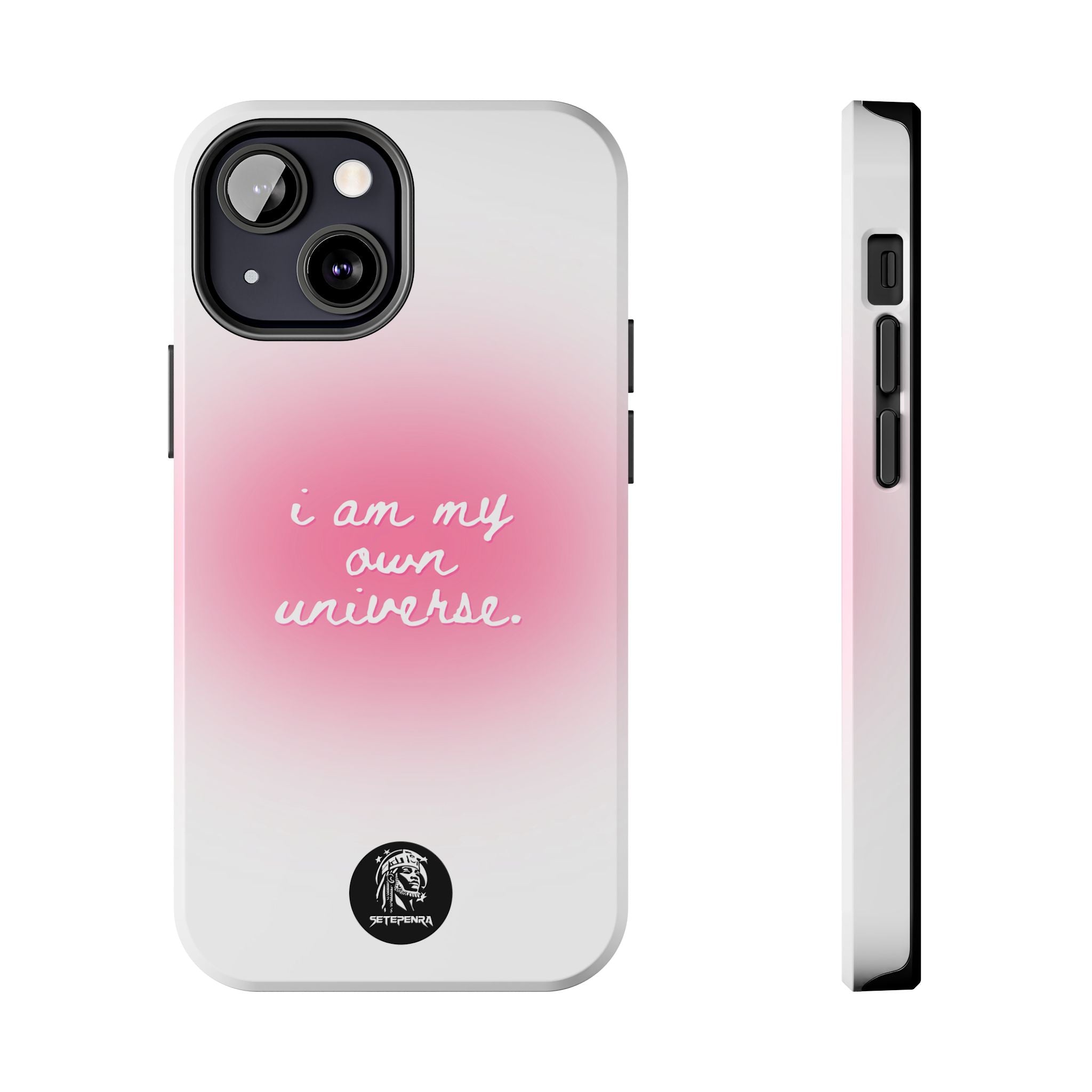 I Am My Own Universe Tough Phone Case (For iPhone, Galaxy & More) - White SETEPENRA Phone Case.