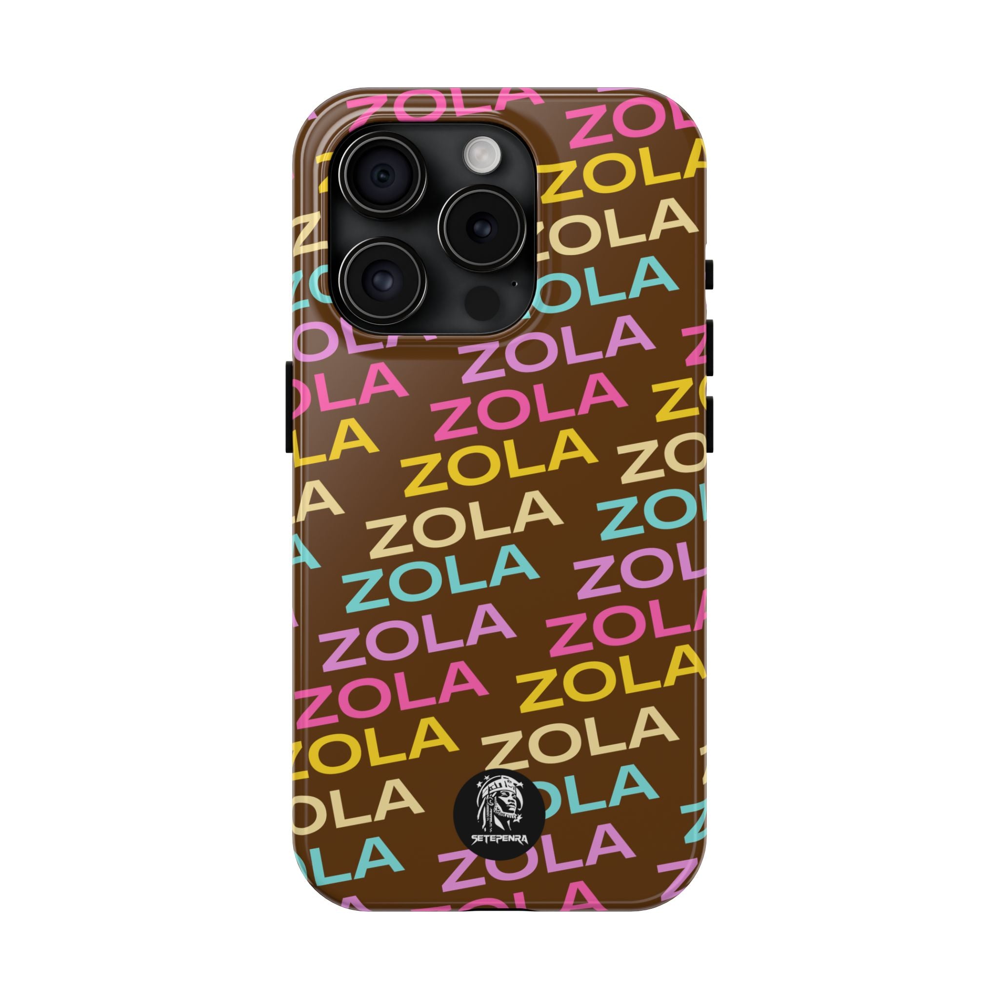 Zola Tough Phone Case (For iPhone, Galaxy & More) - Brown